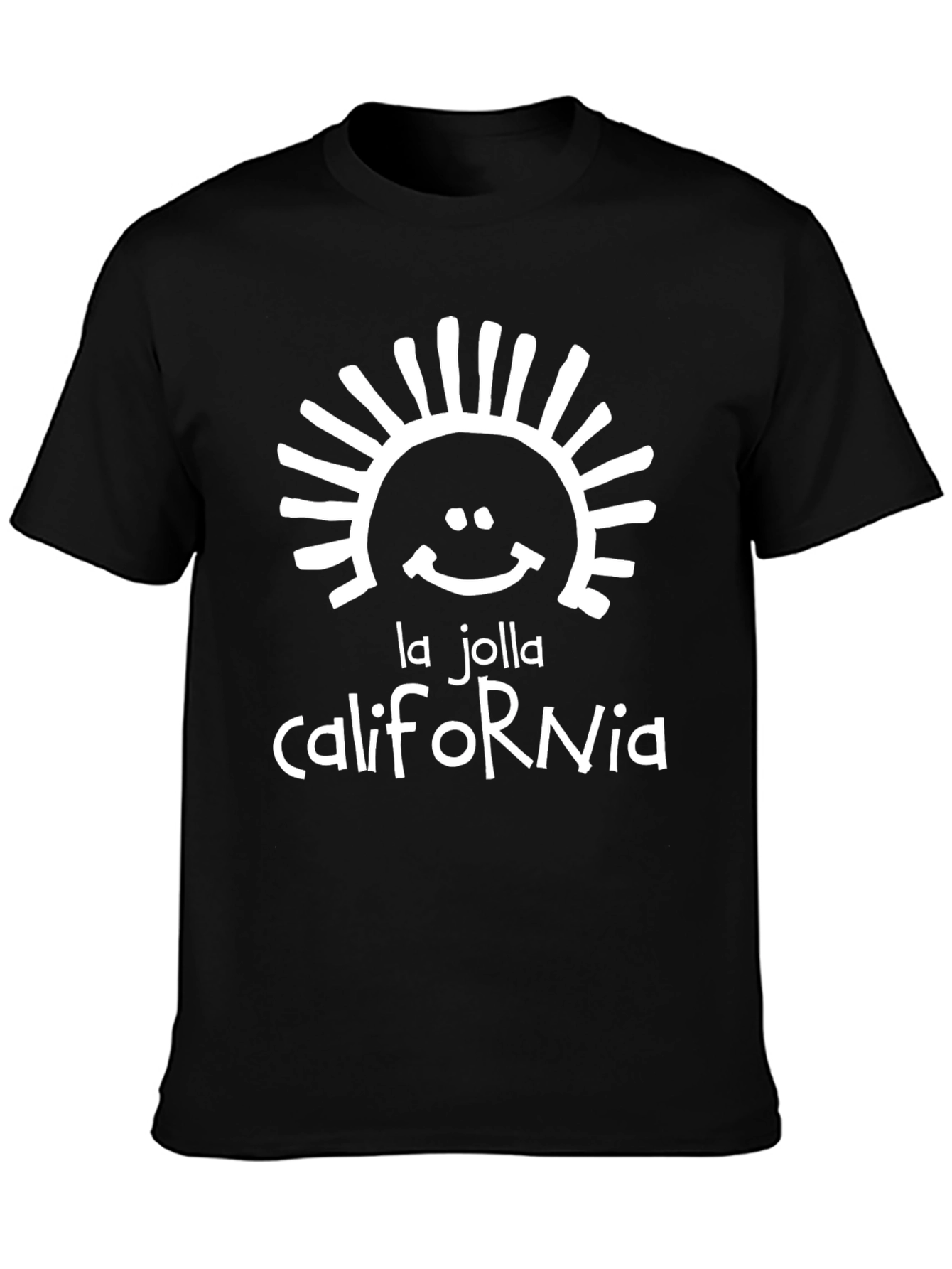 La Jolla California Graphic Tee - Black
