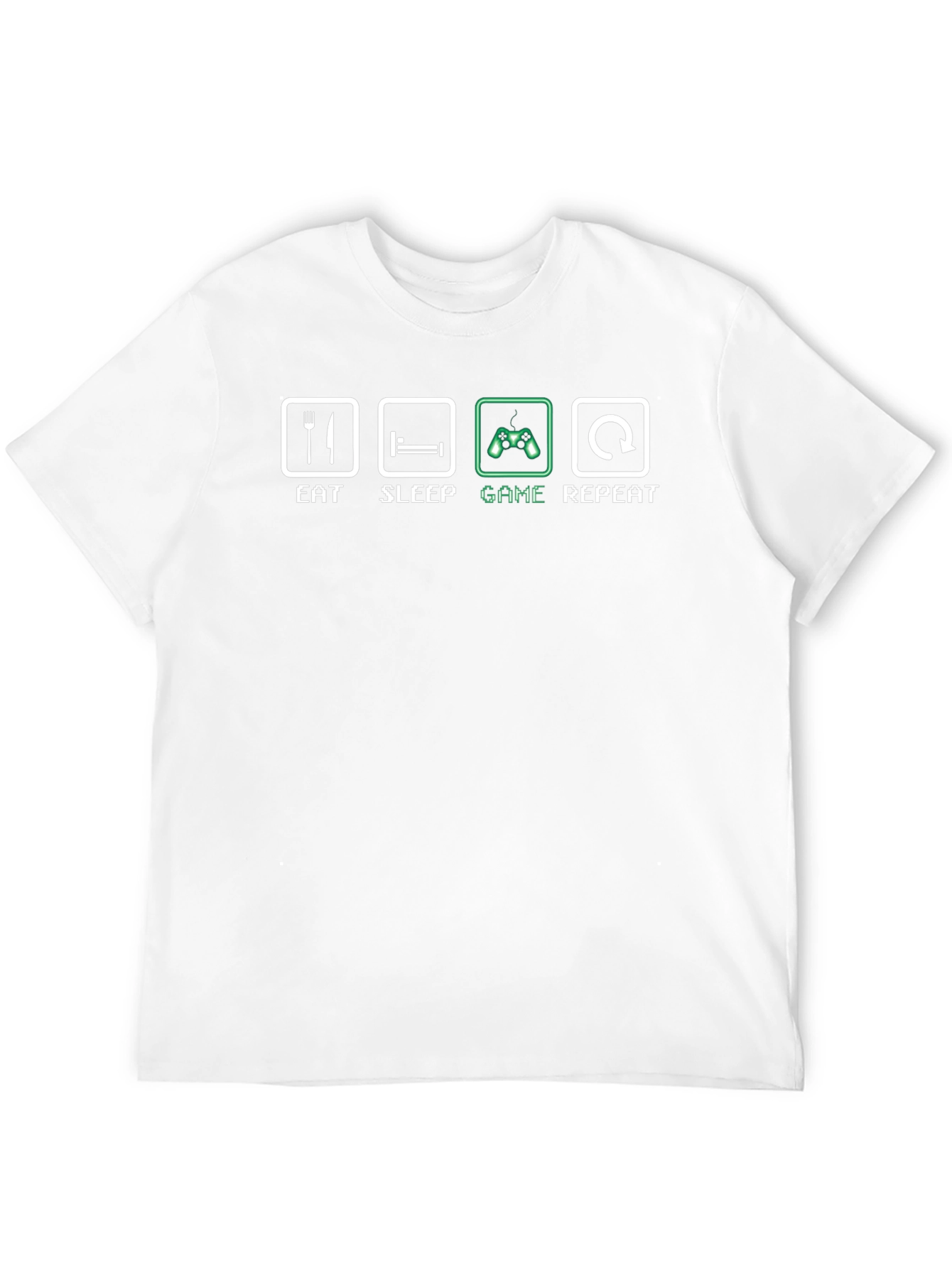 Eat Sleep Game Repeat Graphic Tee