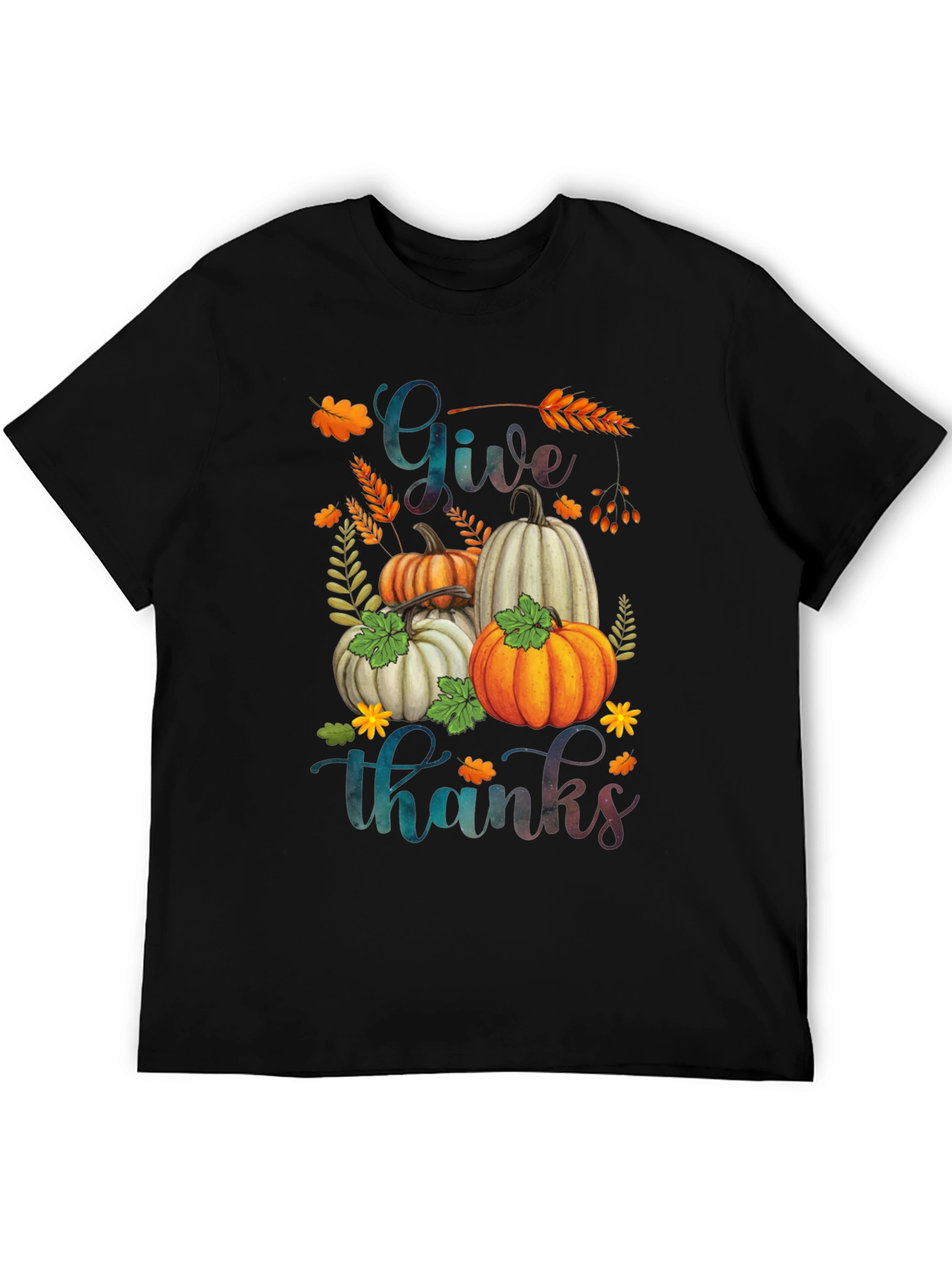 Give Thanks Pumpkin T-Shirt | Autumn Harvest Tee