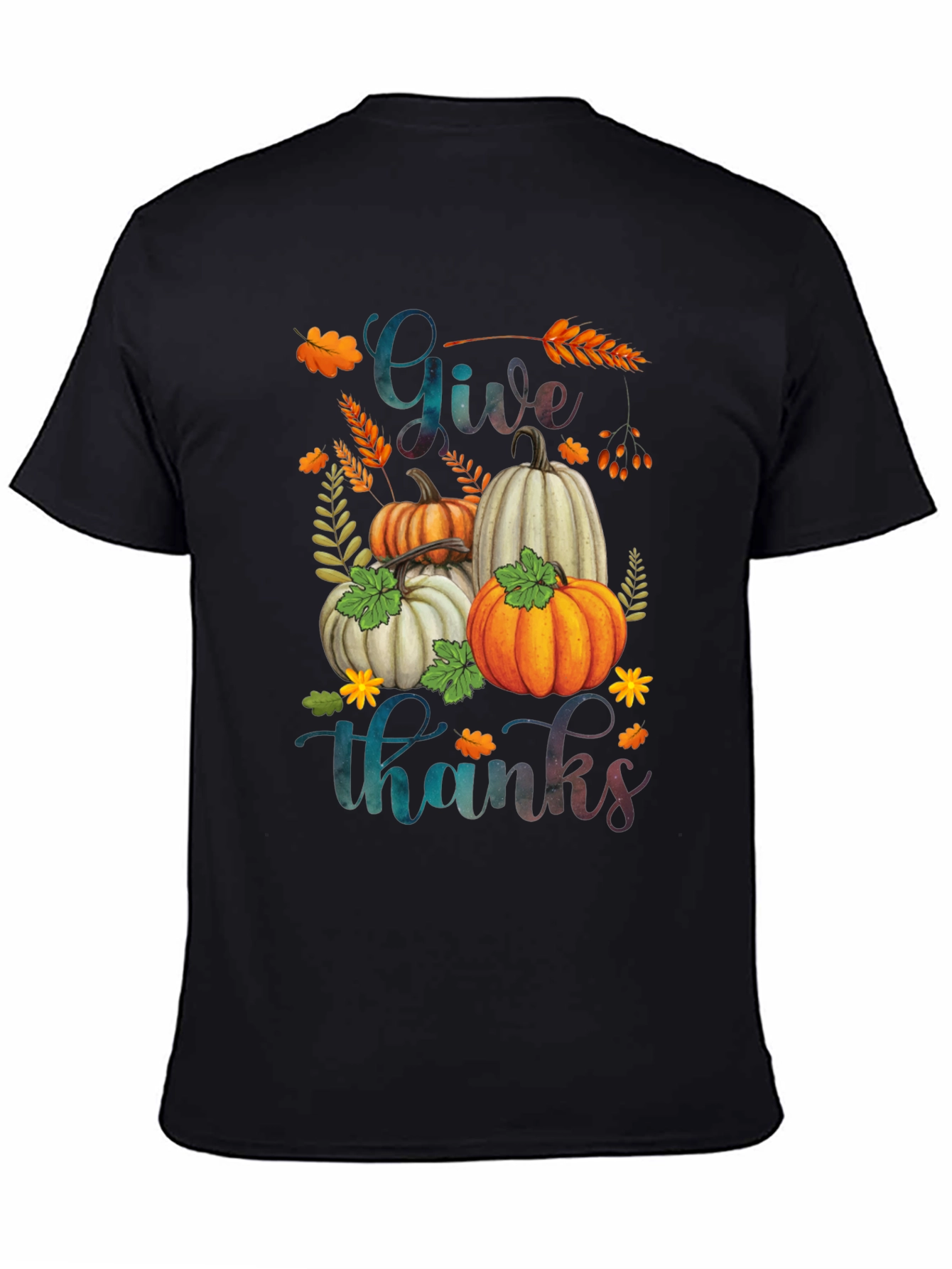 Give Thanks Pumpkin T-Shirt | Autumn Harvest Tee
