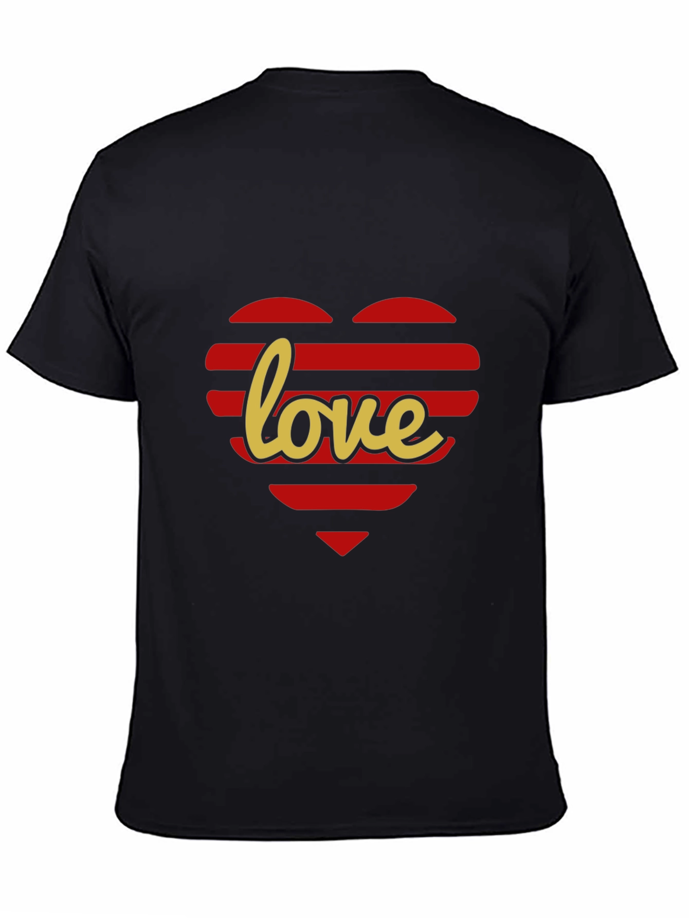 Love Heart Striped T-Shirt