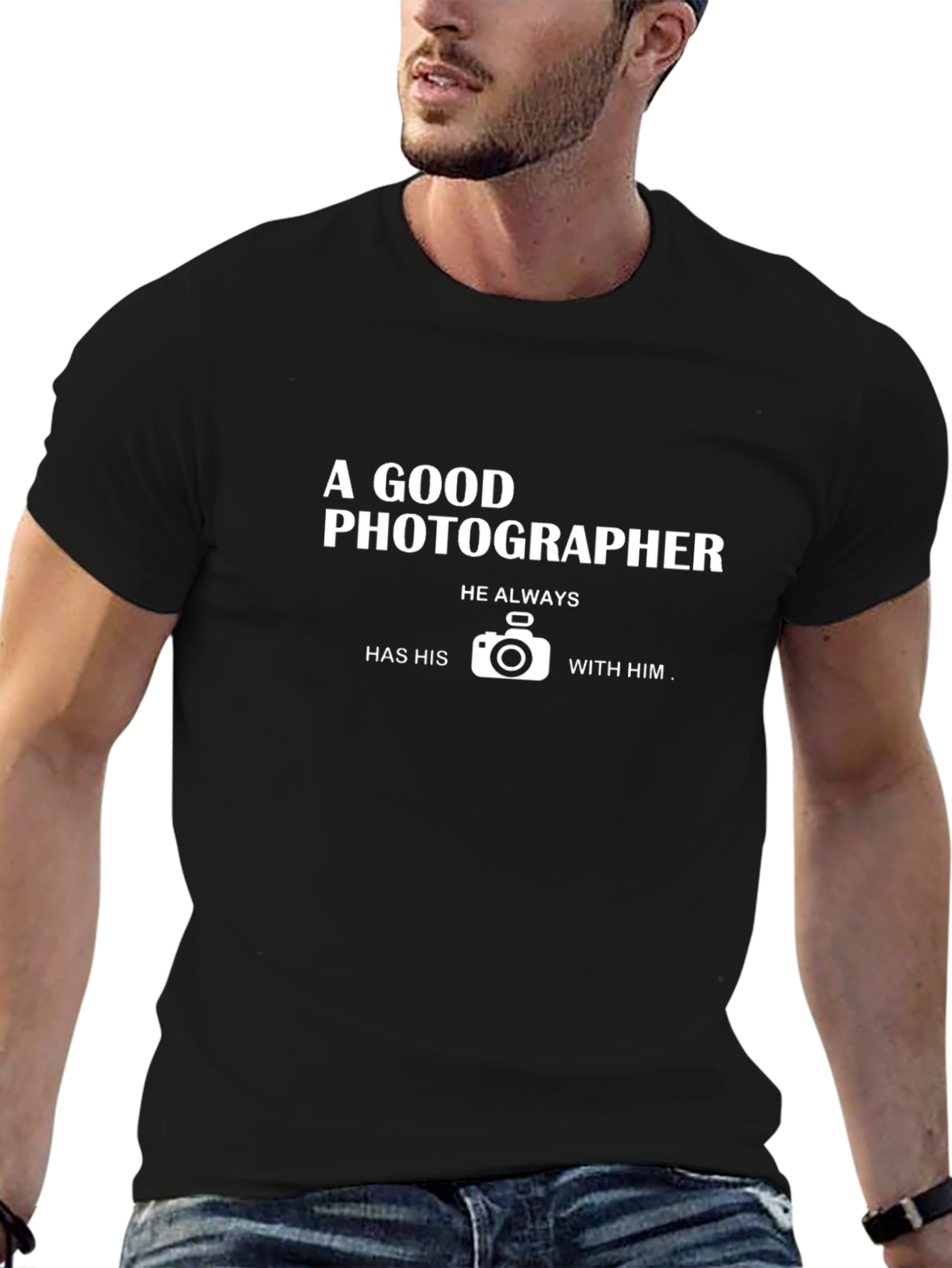 Photographer Graphic T-Shirt - Always Ready to Capture