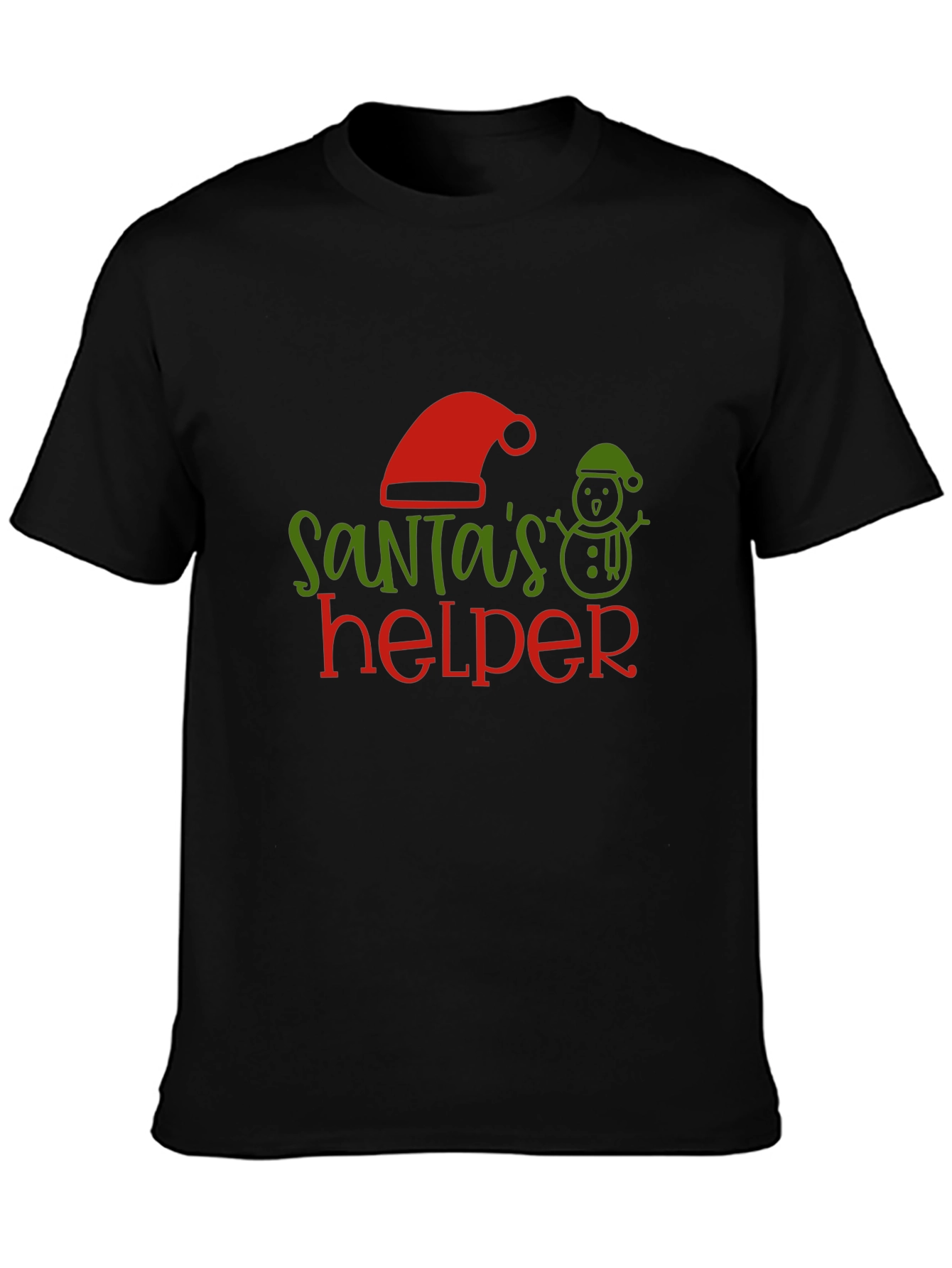 Santas Helper Holiday Graphic Tee