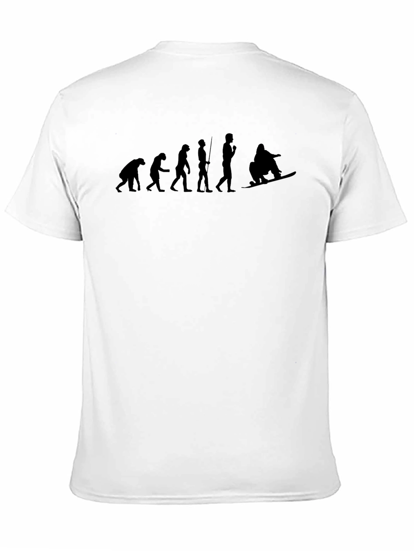 Snowboarder Evolution Graphic Tee - Black