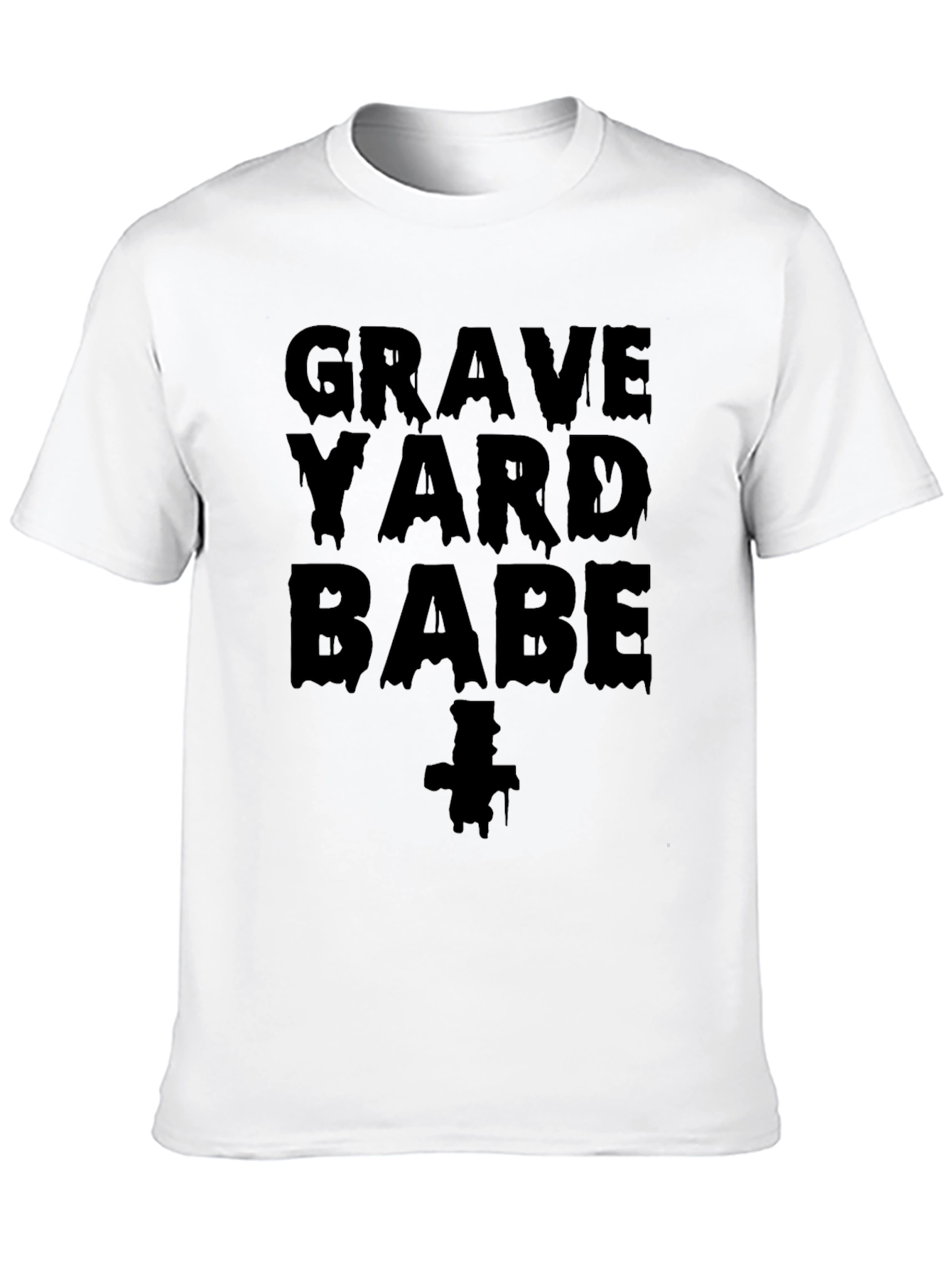 Graveyard Babe Graphic Tee - Black