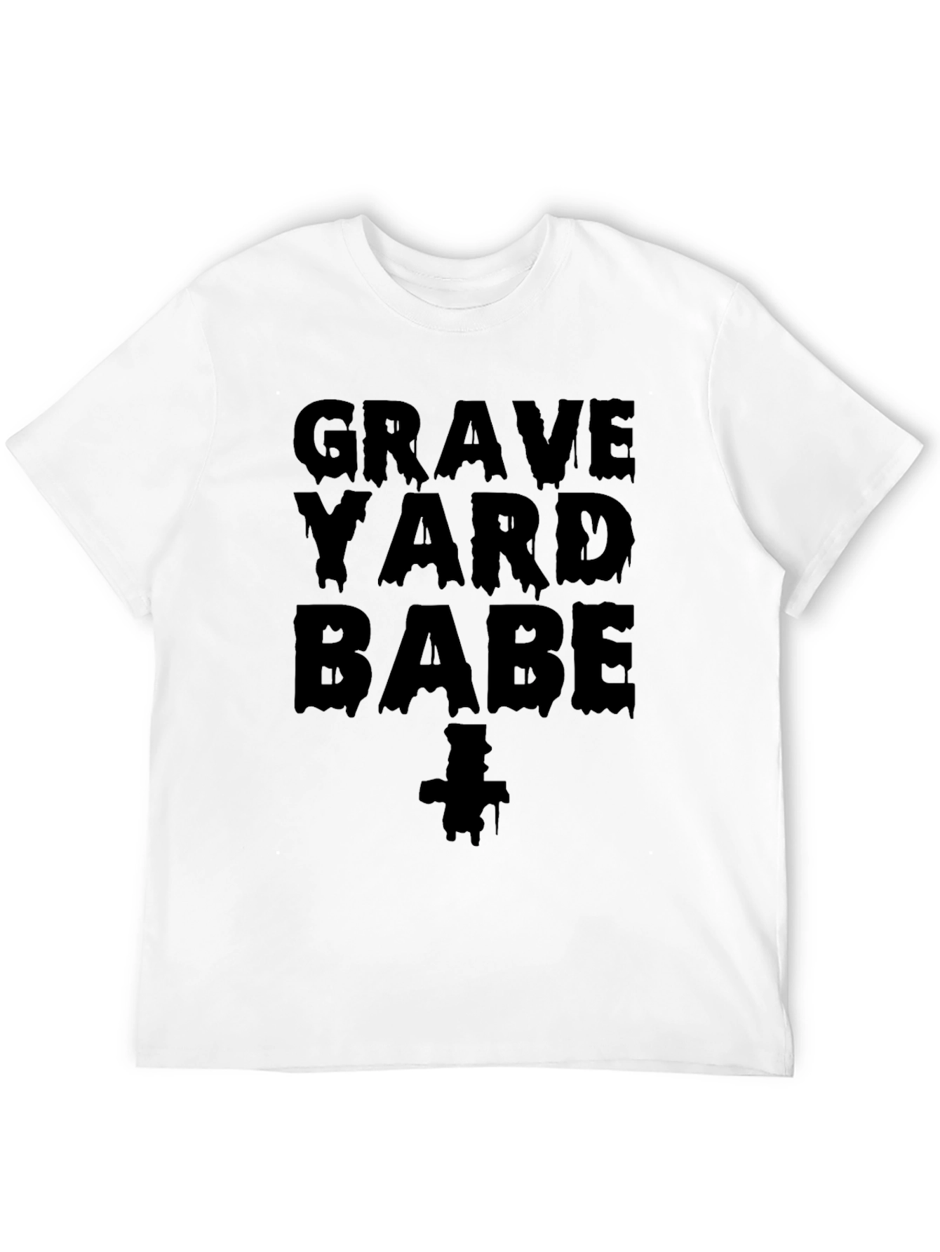 Graveyard Babe Graphic Tee - Black