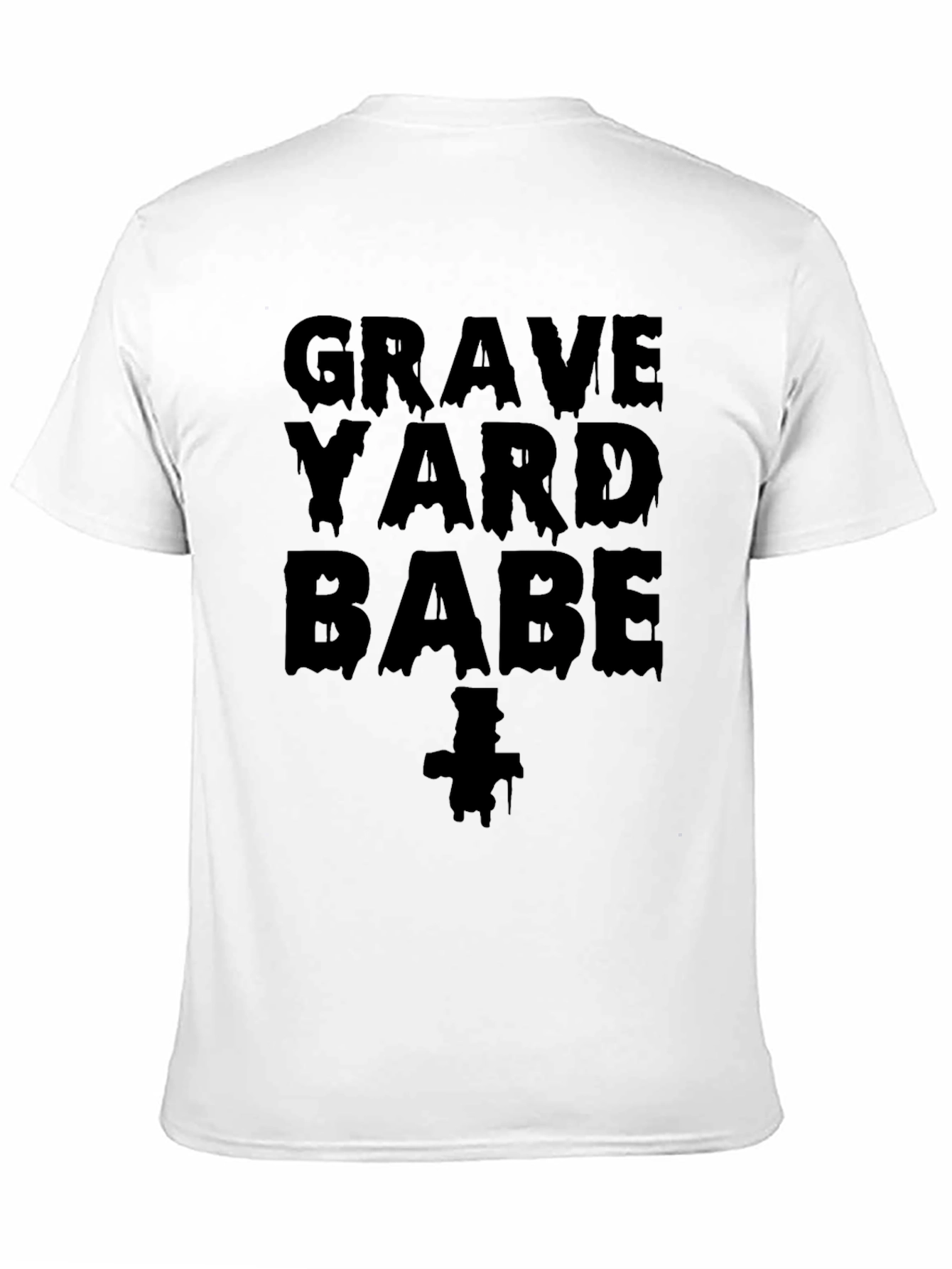 Graveyard Babe Graphic Tee - Black