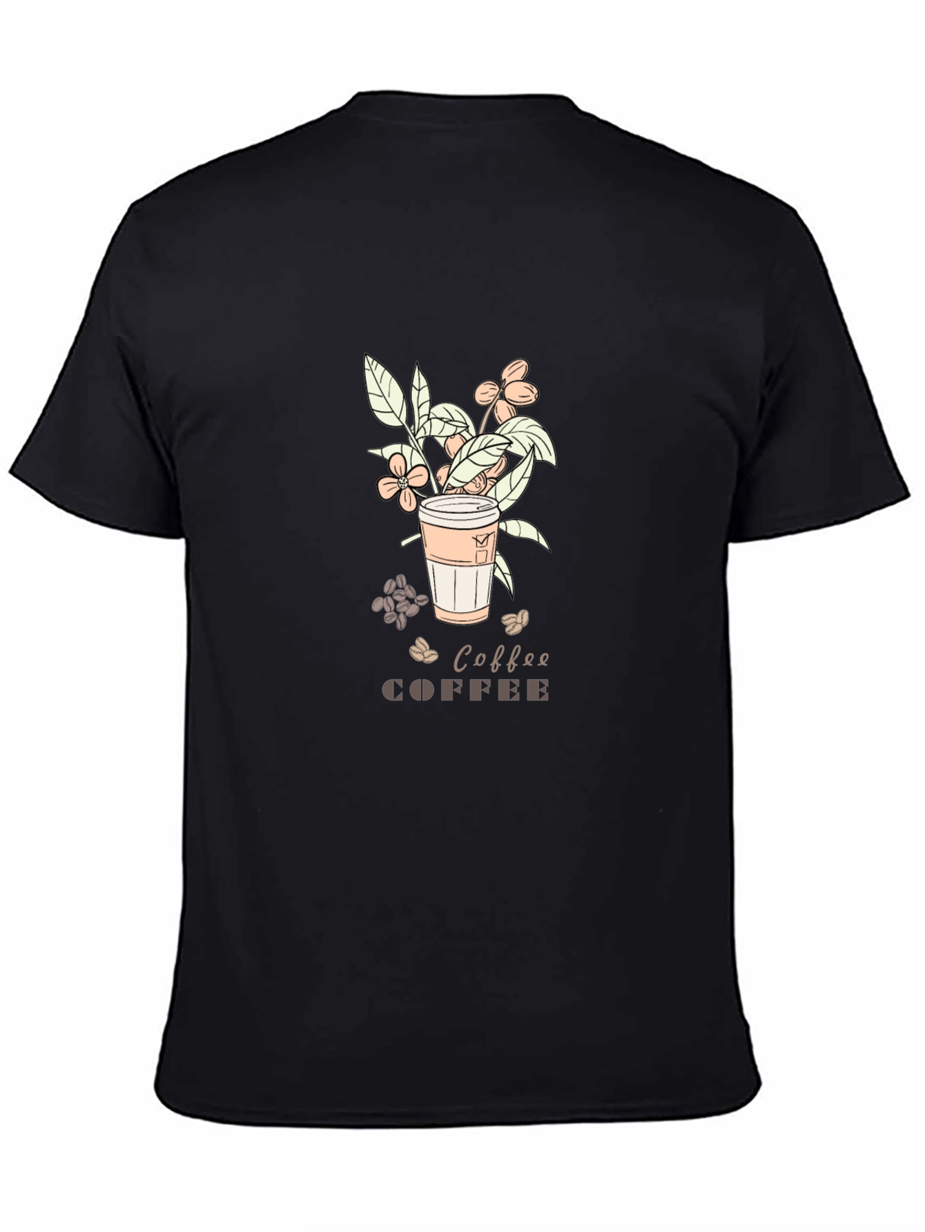Coffee Lover T-Shirt - Graphic Print Soft Cotton Blend