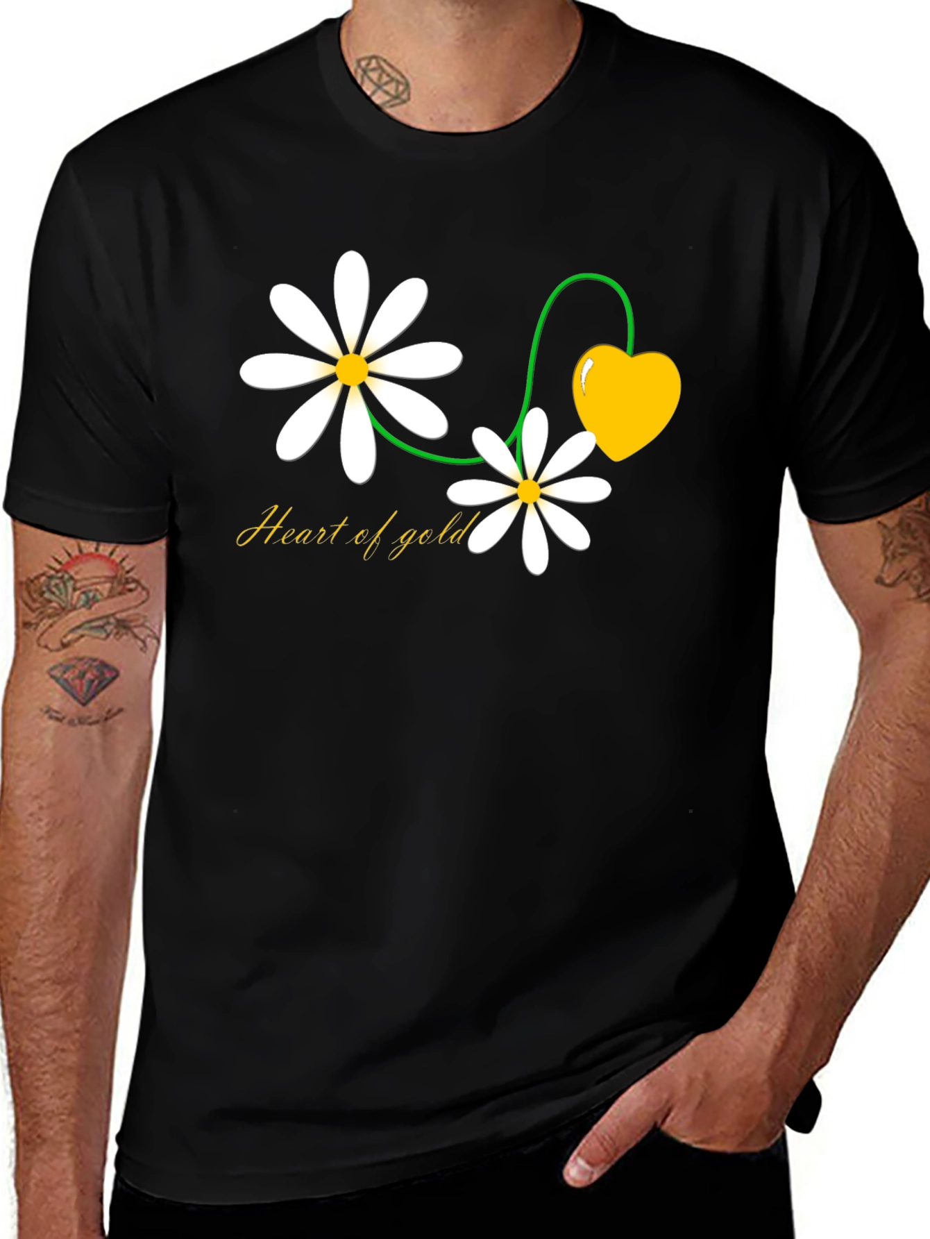 Heart of Gold Daisy T-Shirt