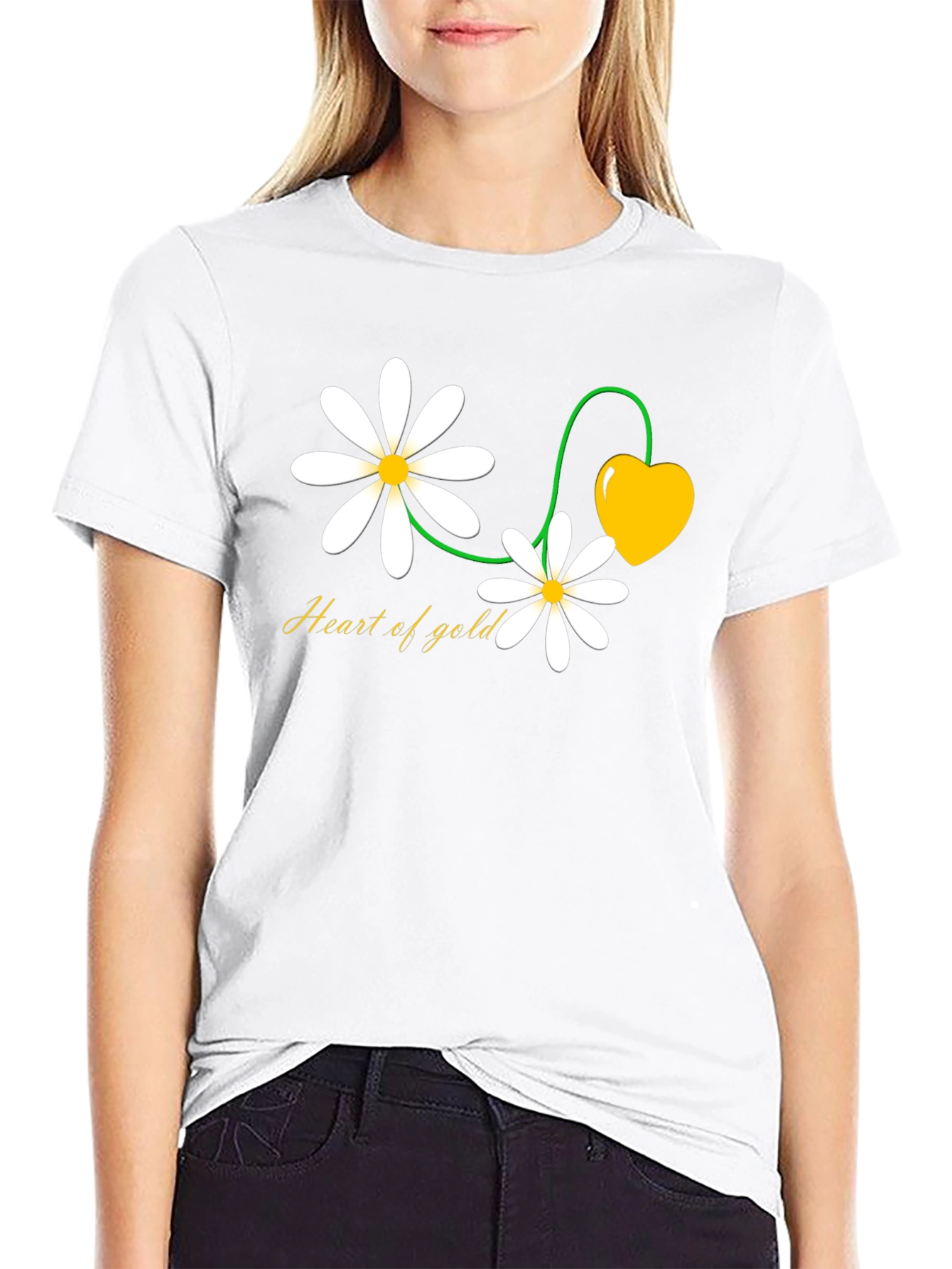 Heart of Gold Daisy T-Shirt