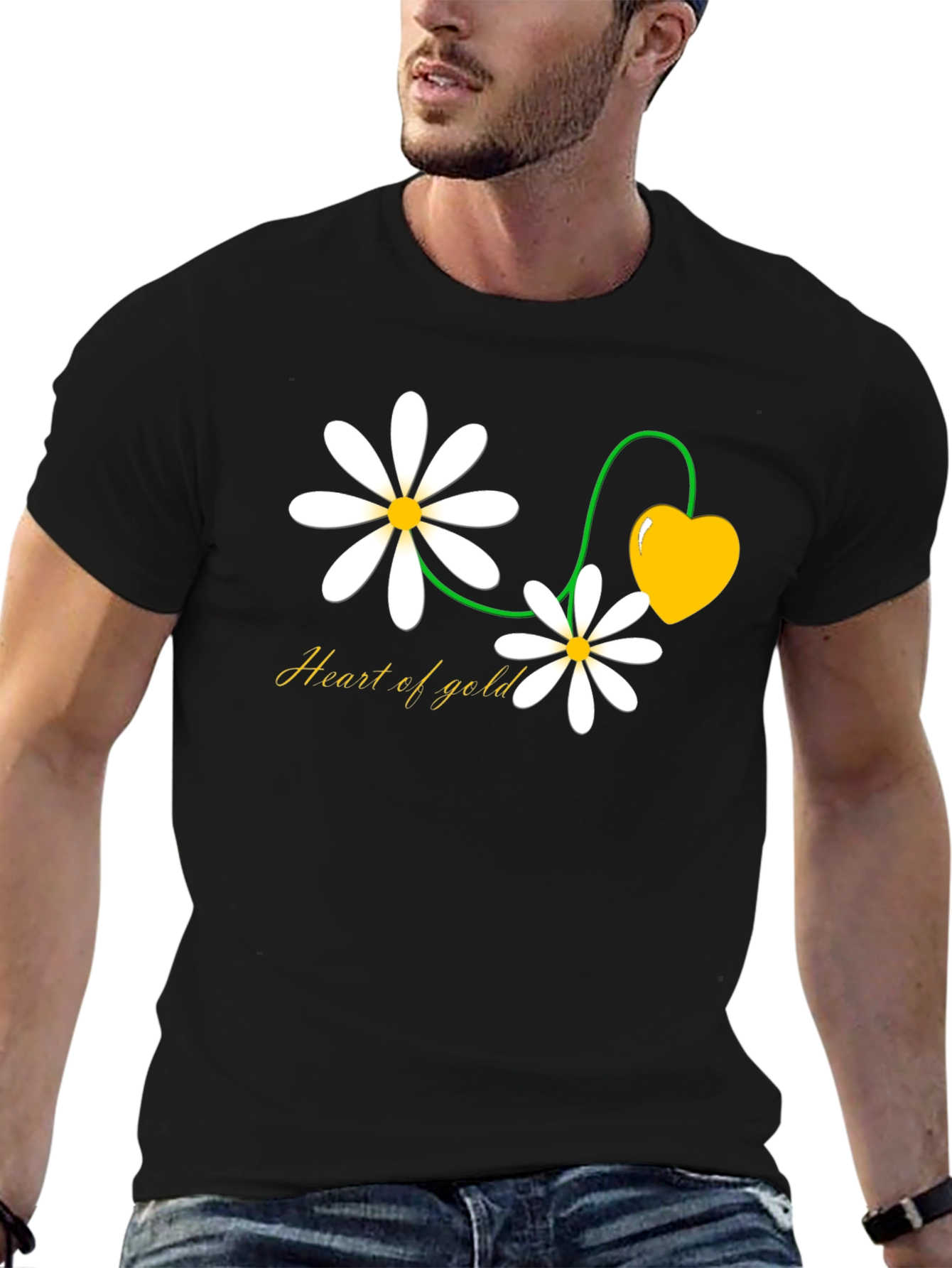 Heart of Gold Daisy T-Shirt