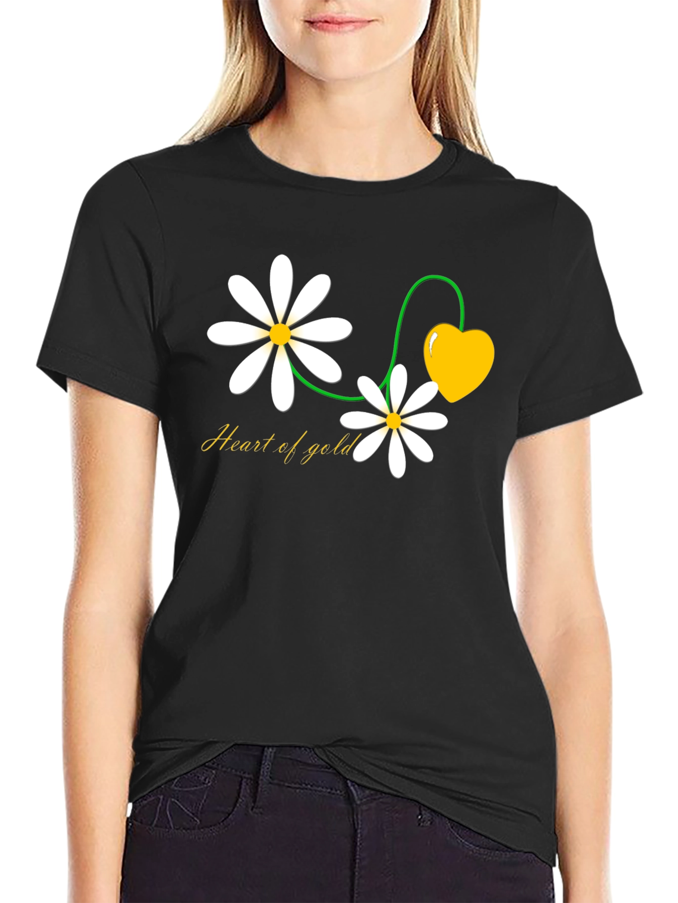 Heart of Gold Daisy T-Shirt
