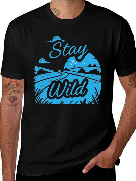 Stay Wild Graphic Tee - Nature Adventure Shirt