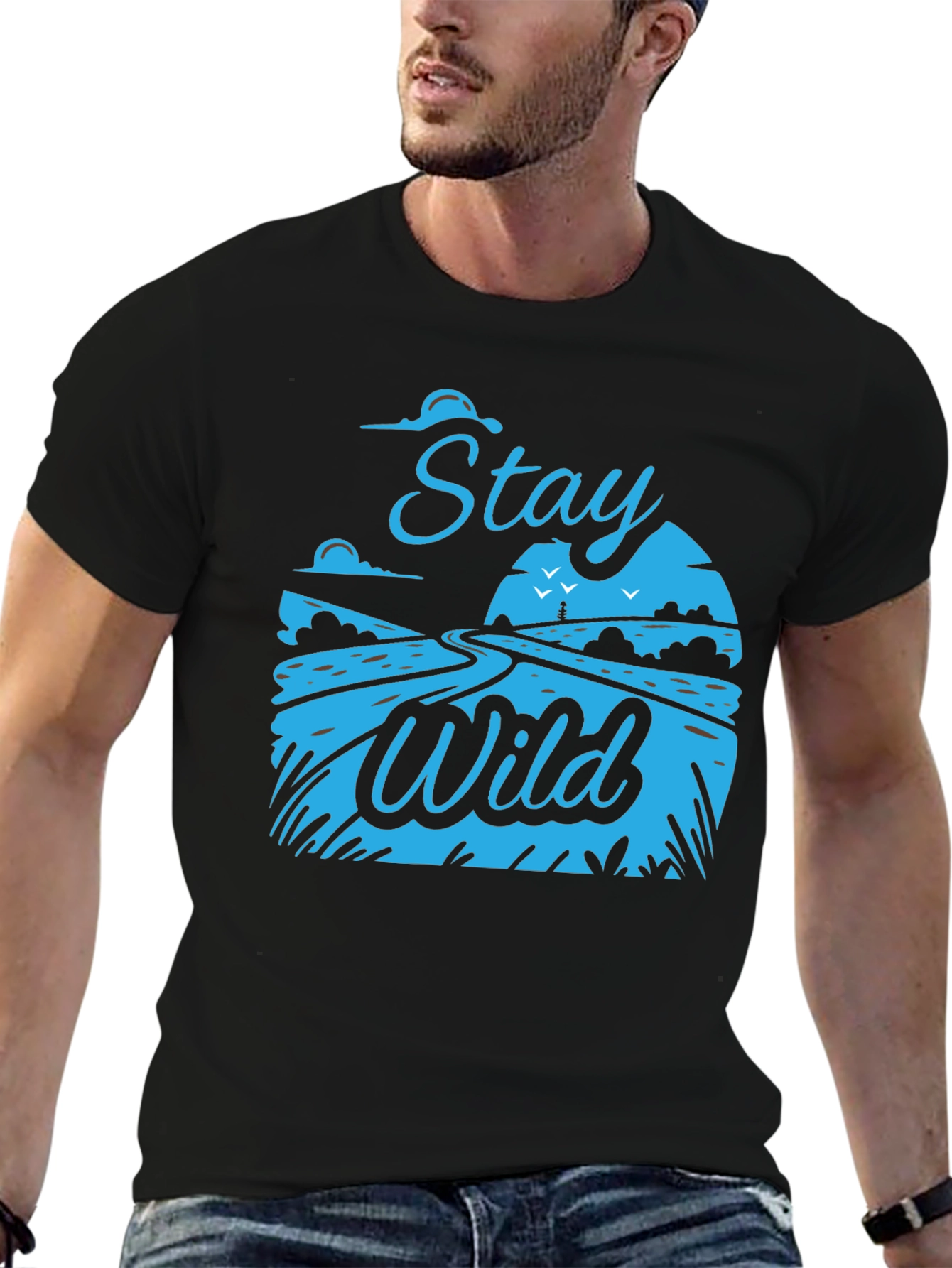 Stay Wild Graphic Tee - Nature Adventure Shirt