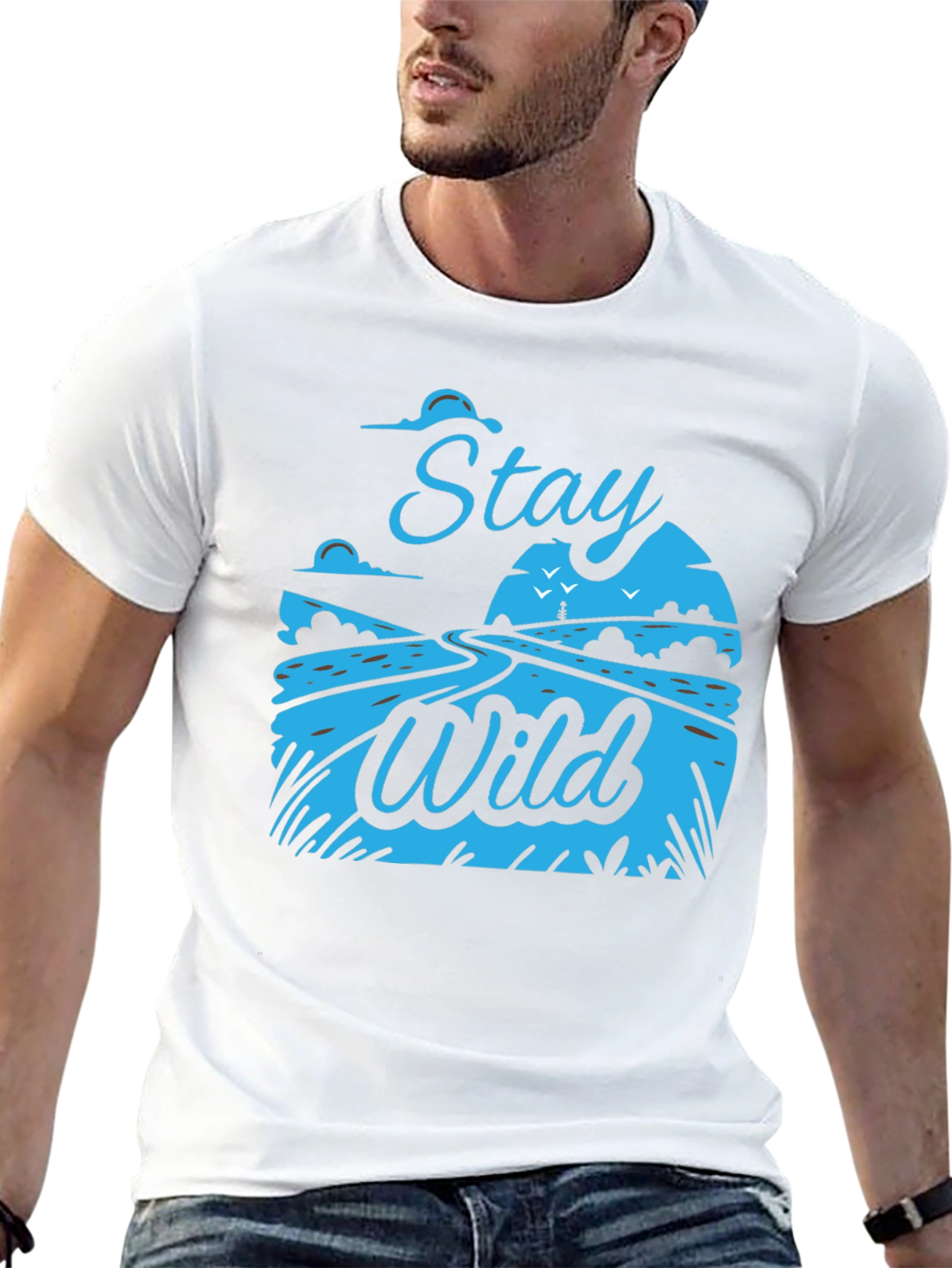 Stay Wild Graphic Tee - Nature Adventure Shirt