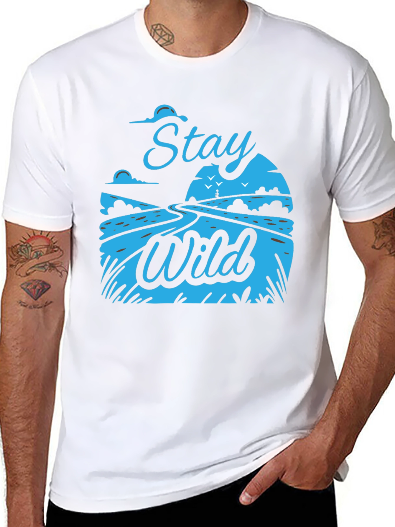 Stay Wild Graphic Tee - Nature Adventure Shirt