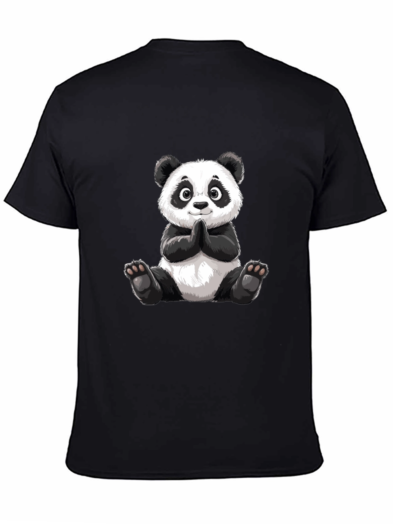 Cute Panda Graphic Tee - Soft Cotton Blend
