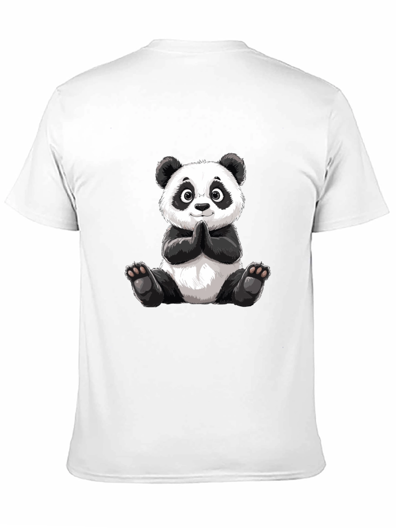 Cute Panda Graphic Tee - Soft Cotton Blend