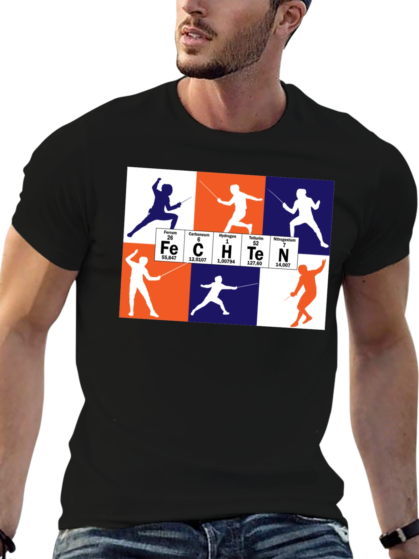 Fencing Periodic Table T-Shirt