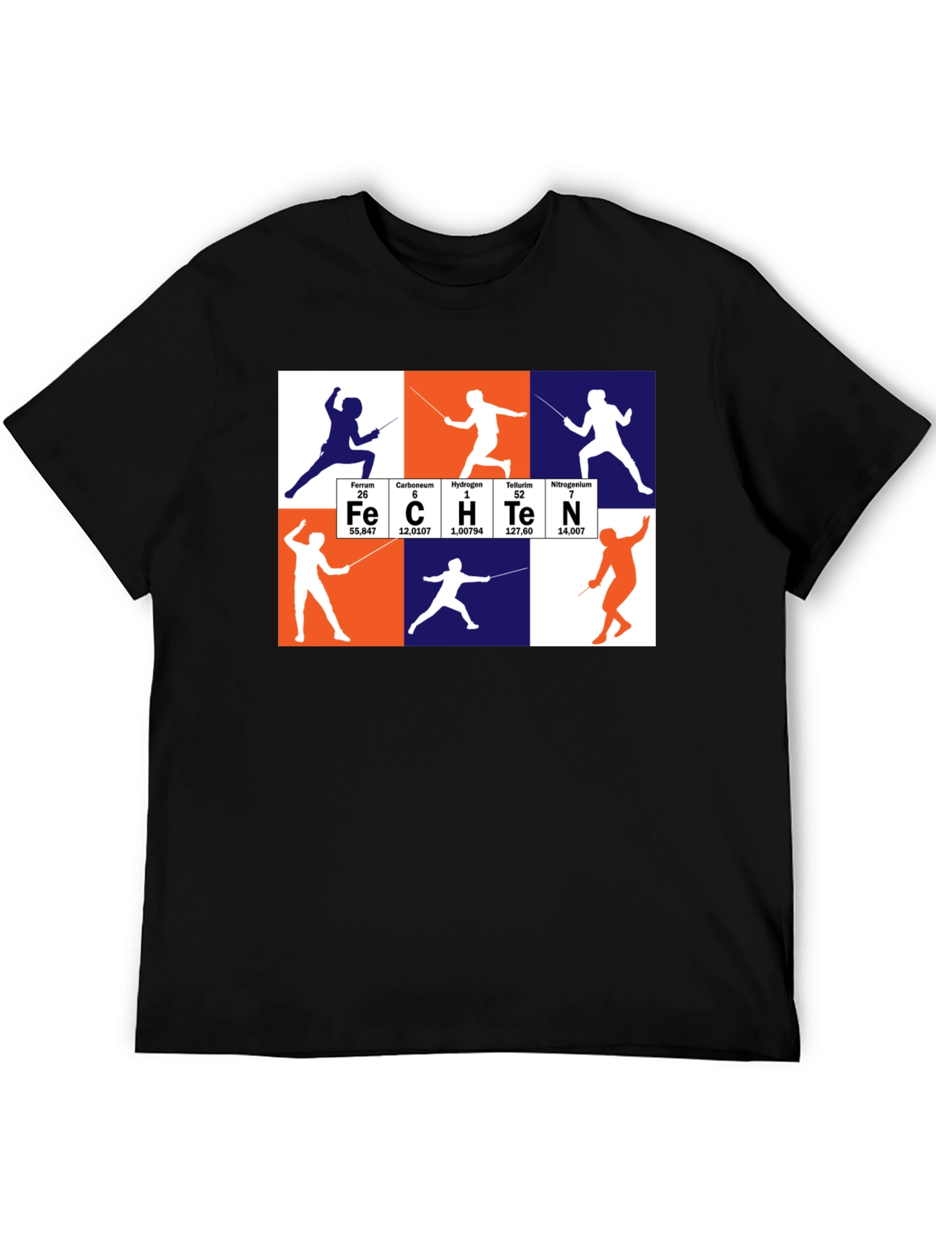 Fencing Periodic Table T-Shirt