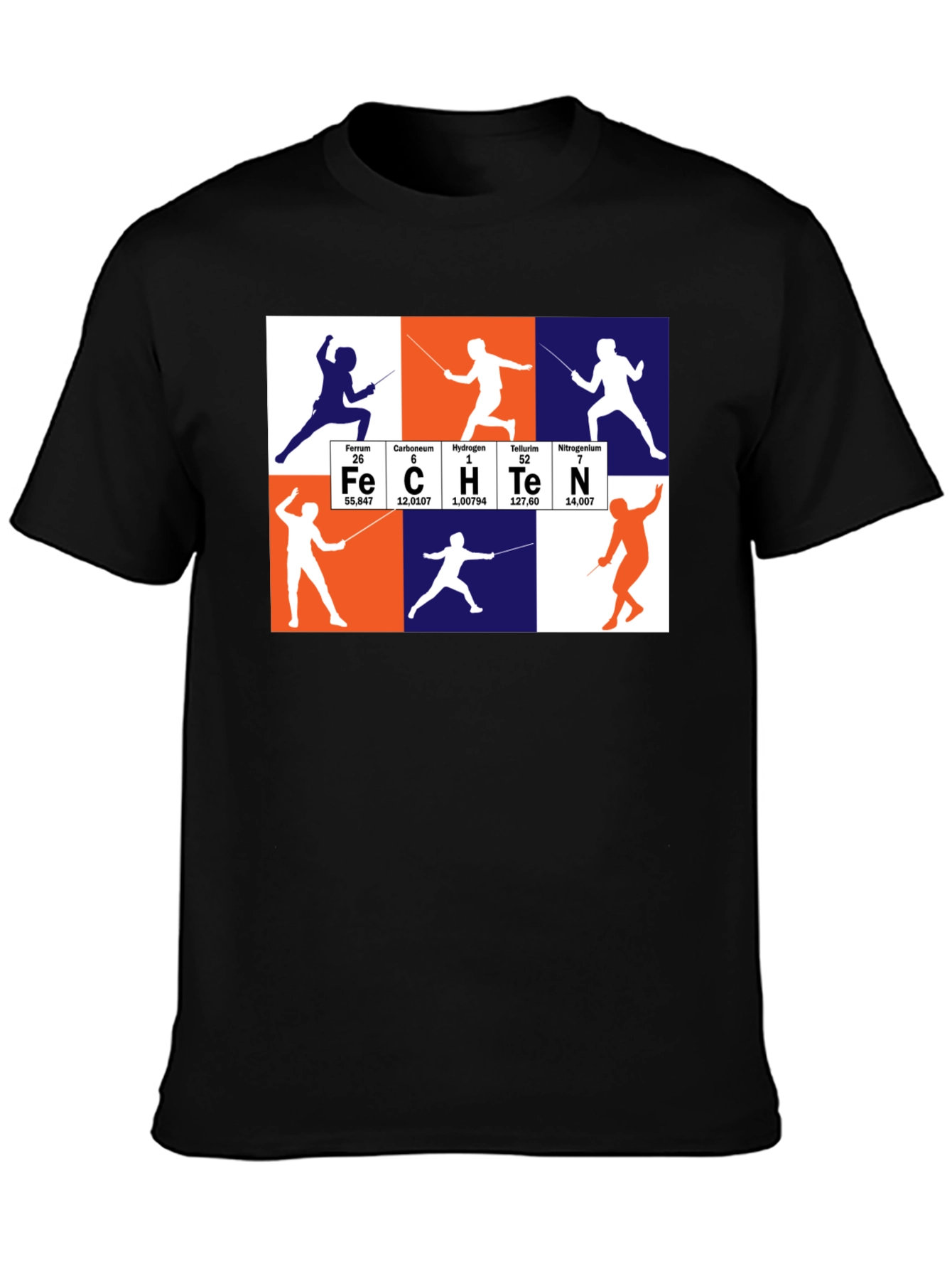 Fencing Periodic Table T-Shirt