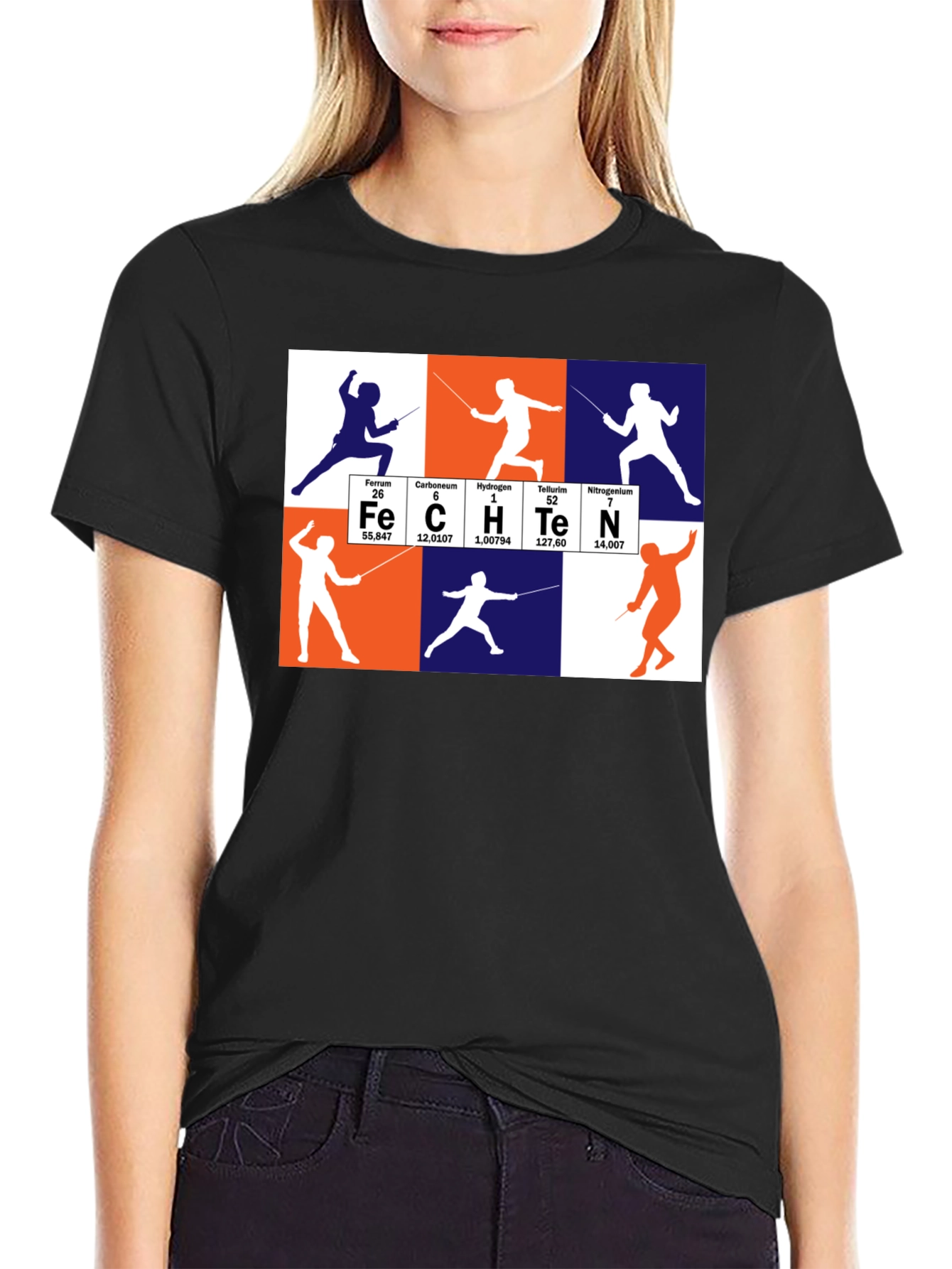Fencing Periodic Table T-Shirt