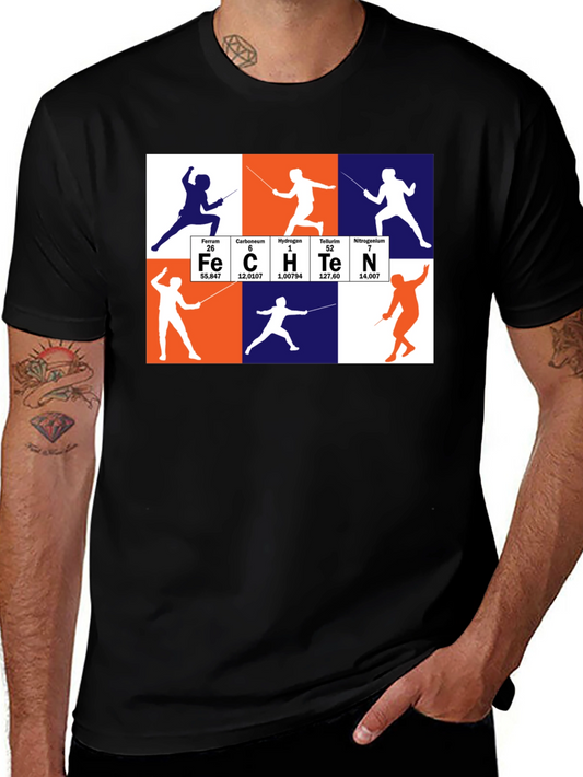 Fencing Periodic Table T-Shirt