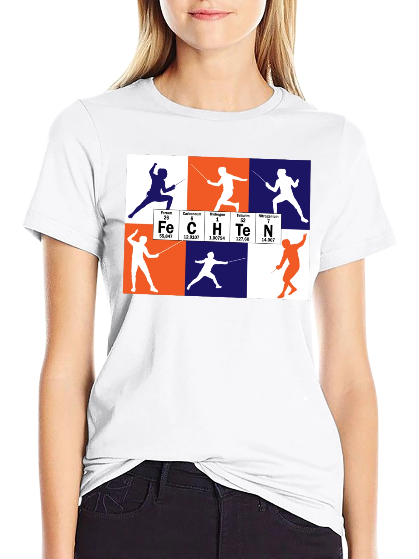 Fencing Periodic Table T-Shirt