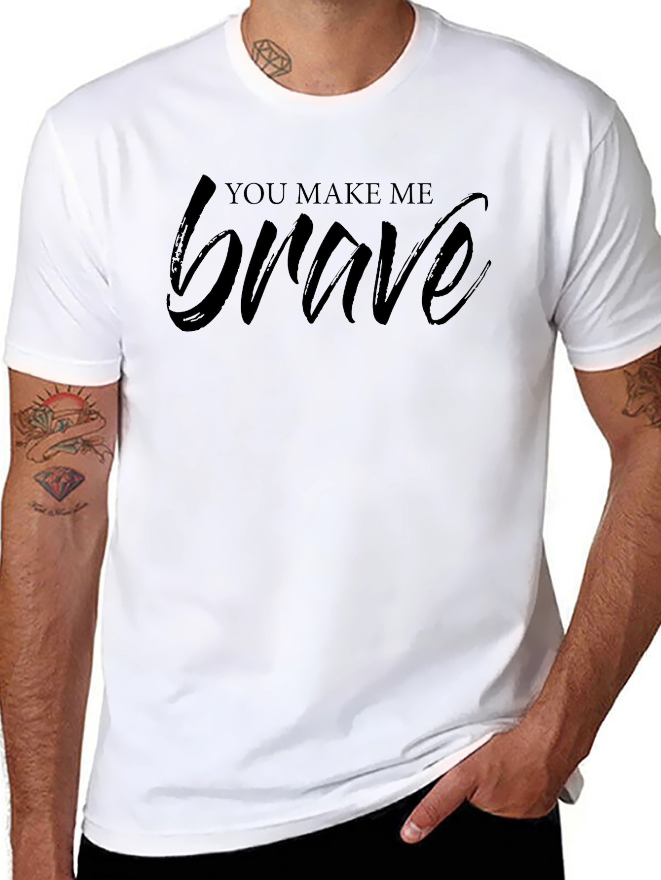 You Make Me Brave Graphic Tee