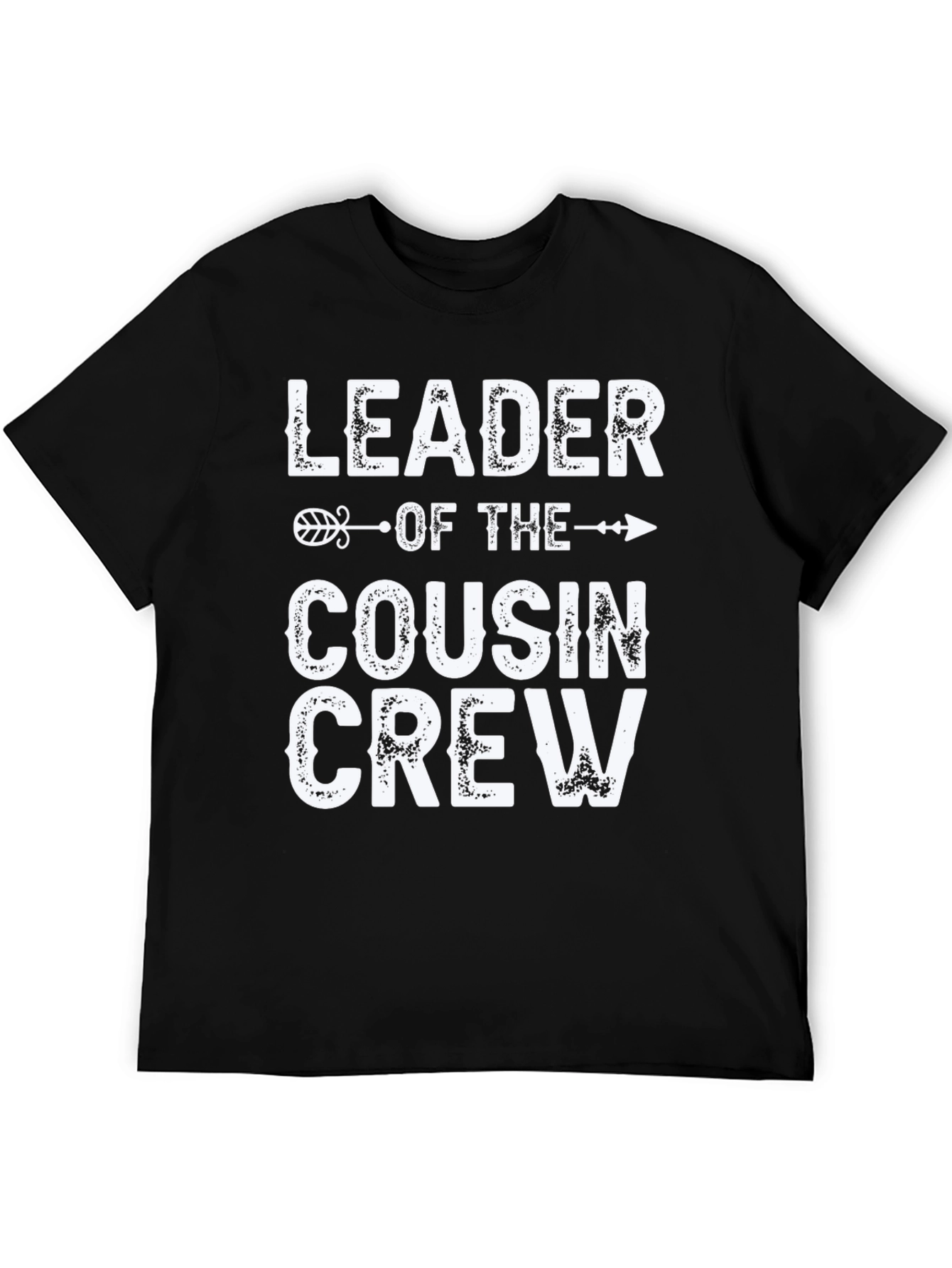 Leader of the Cousin Crew Black T-Shirt