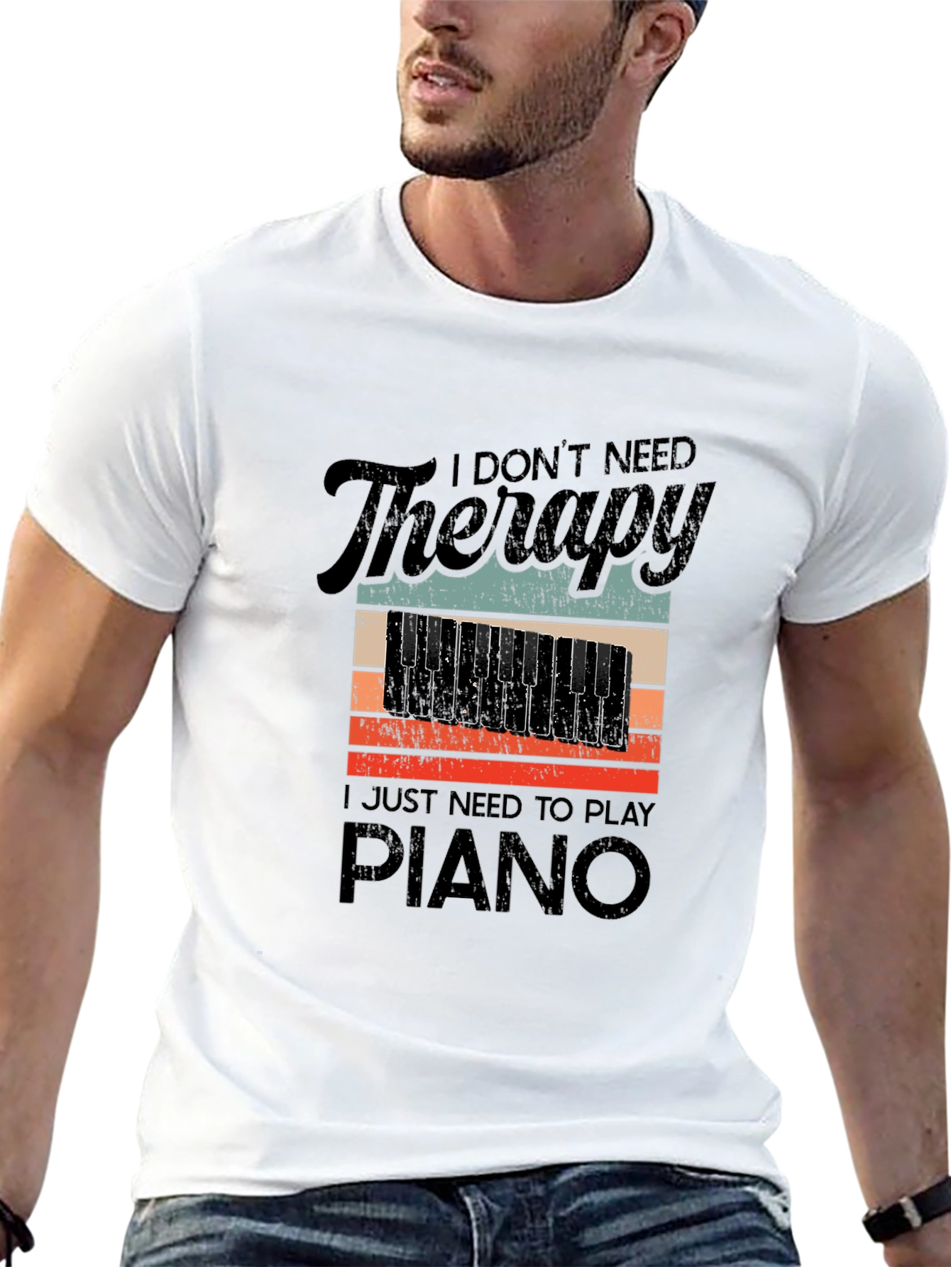 I Dont Need Therapy Piano T-Shirt