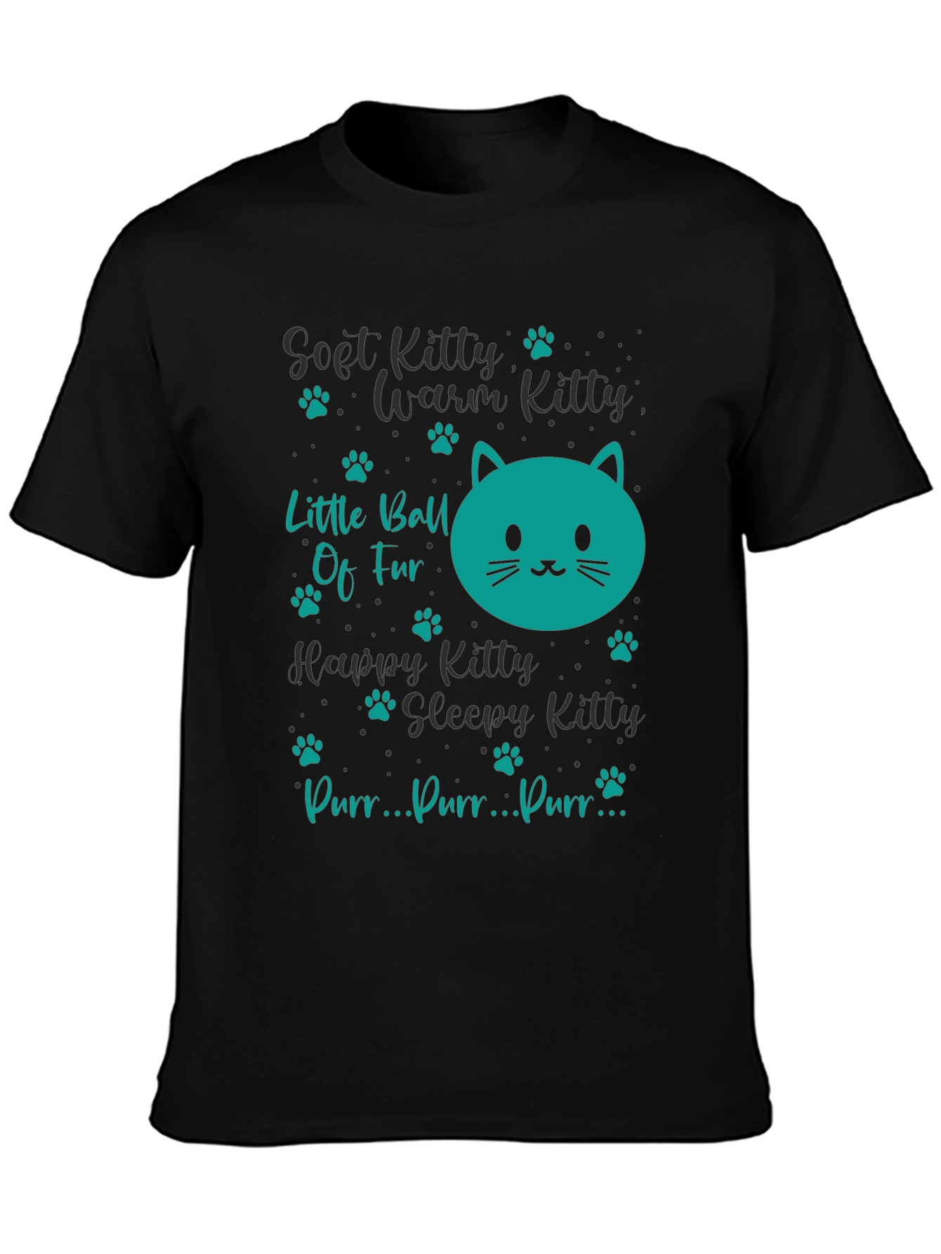 Cute Kitty Song T-Shirt - Soft Warm & Happy!