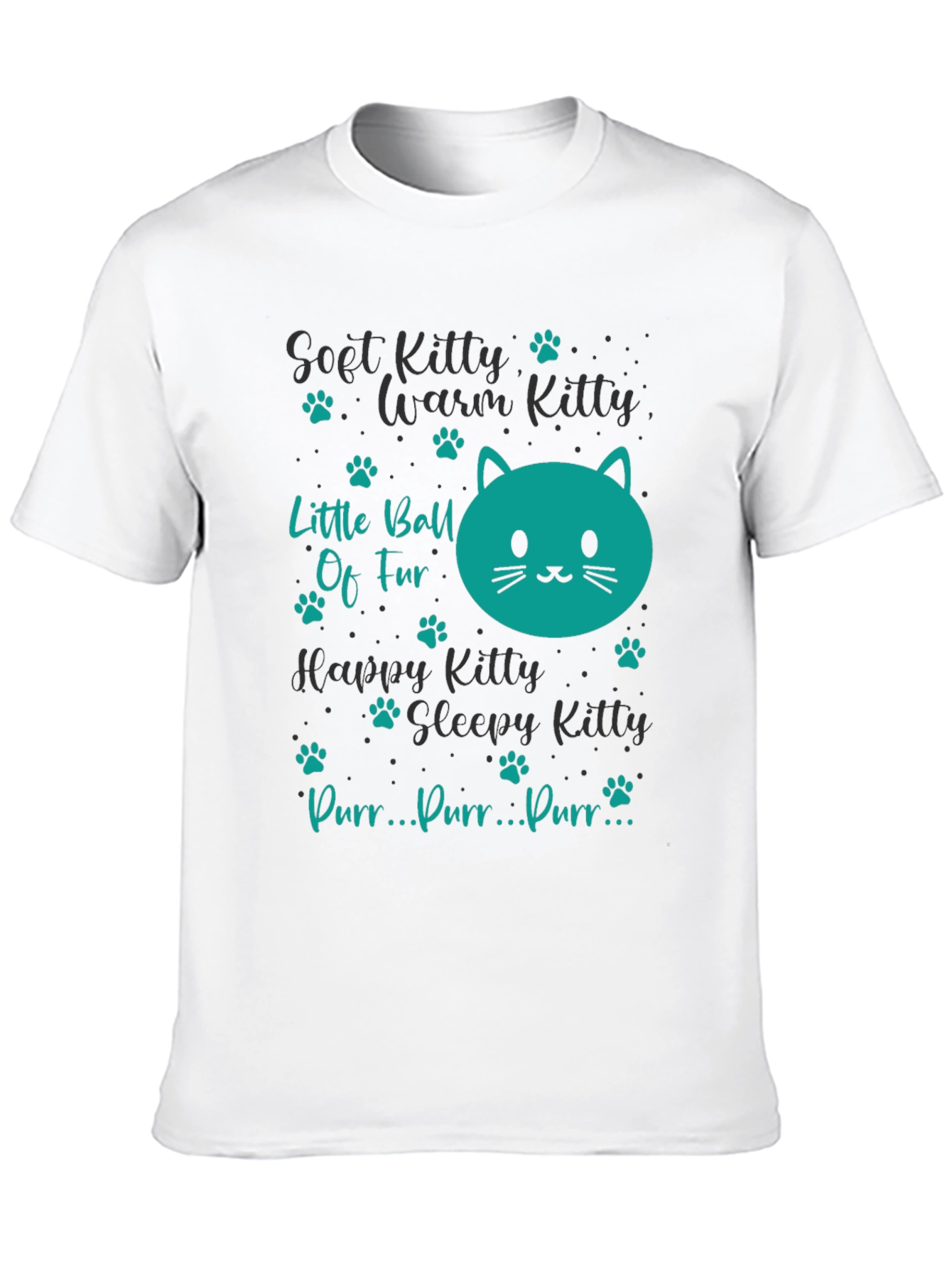 Cute Kitty Song T-Shirt - Soft Warm & Happy!