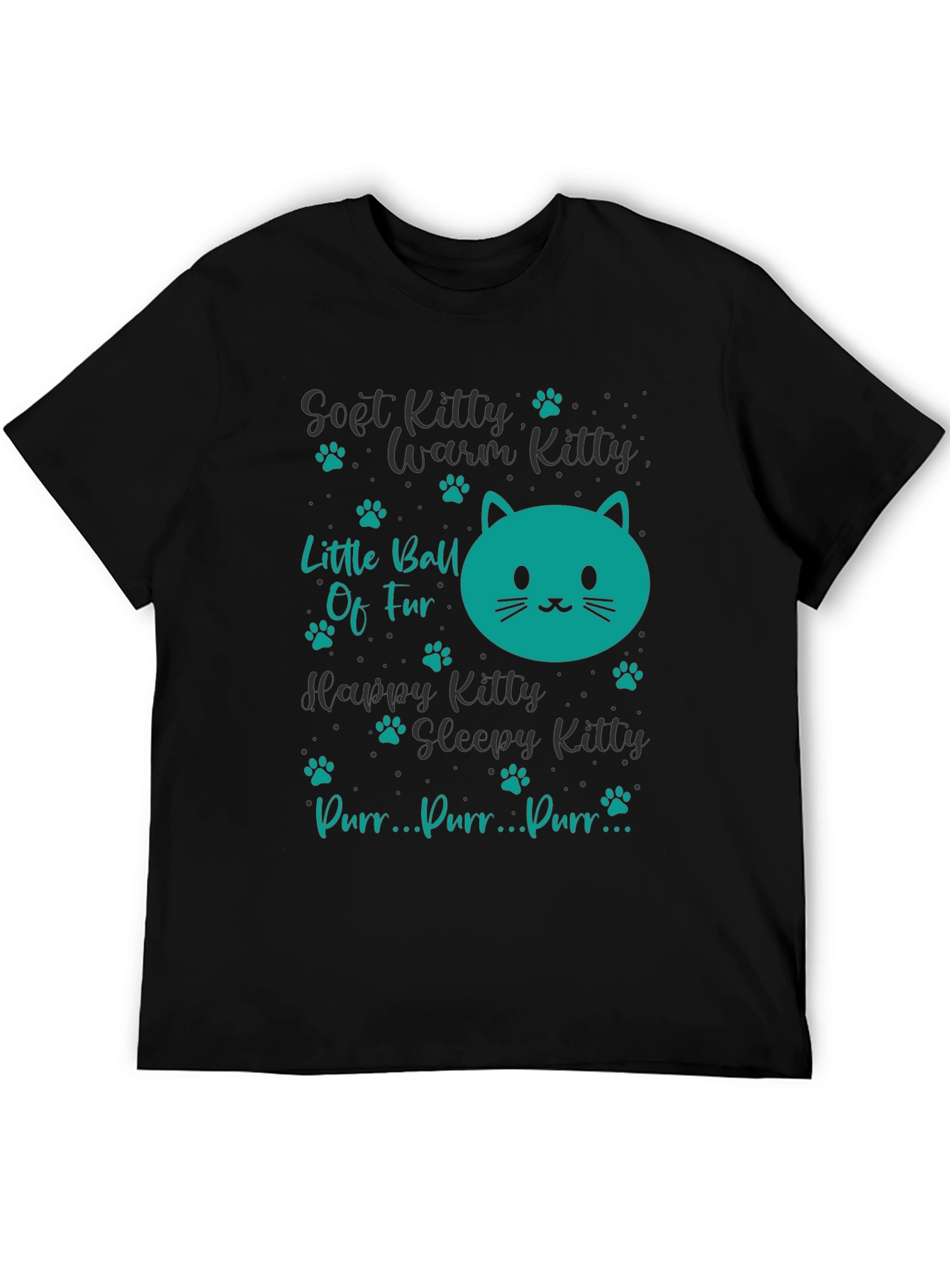 Cute Kitty Song T-Shirt - Soft Warm & Happy!
