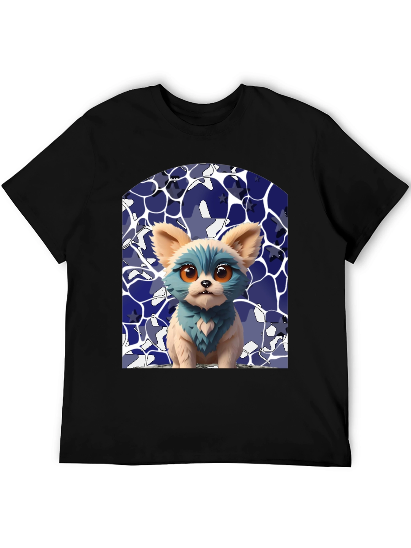 Cute Puppy Graphic Tee - Stylish Black T-Shirt