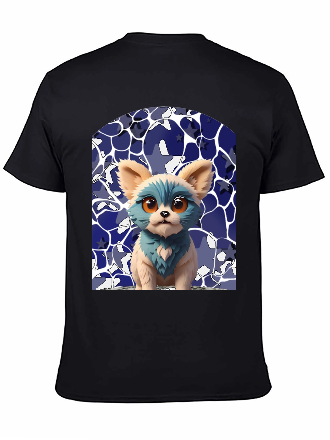 Cute Puppy Graphic Tee - Stylish Black T-Shirt