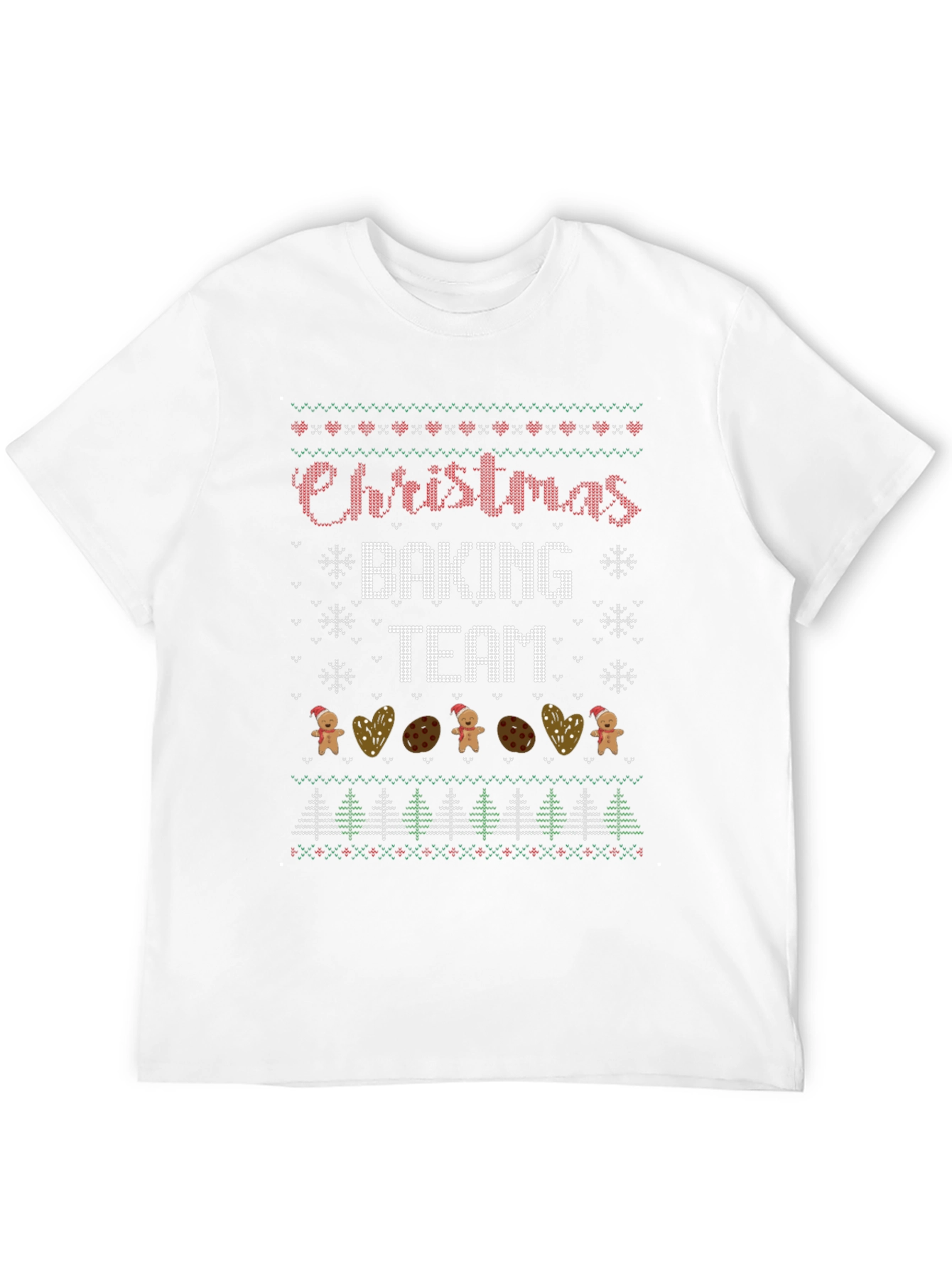 Christmas Baking Team Crew Neck T-Shirt