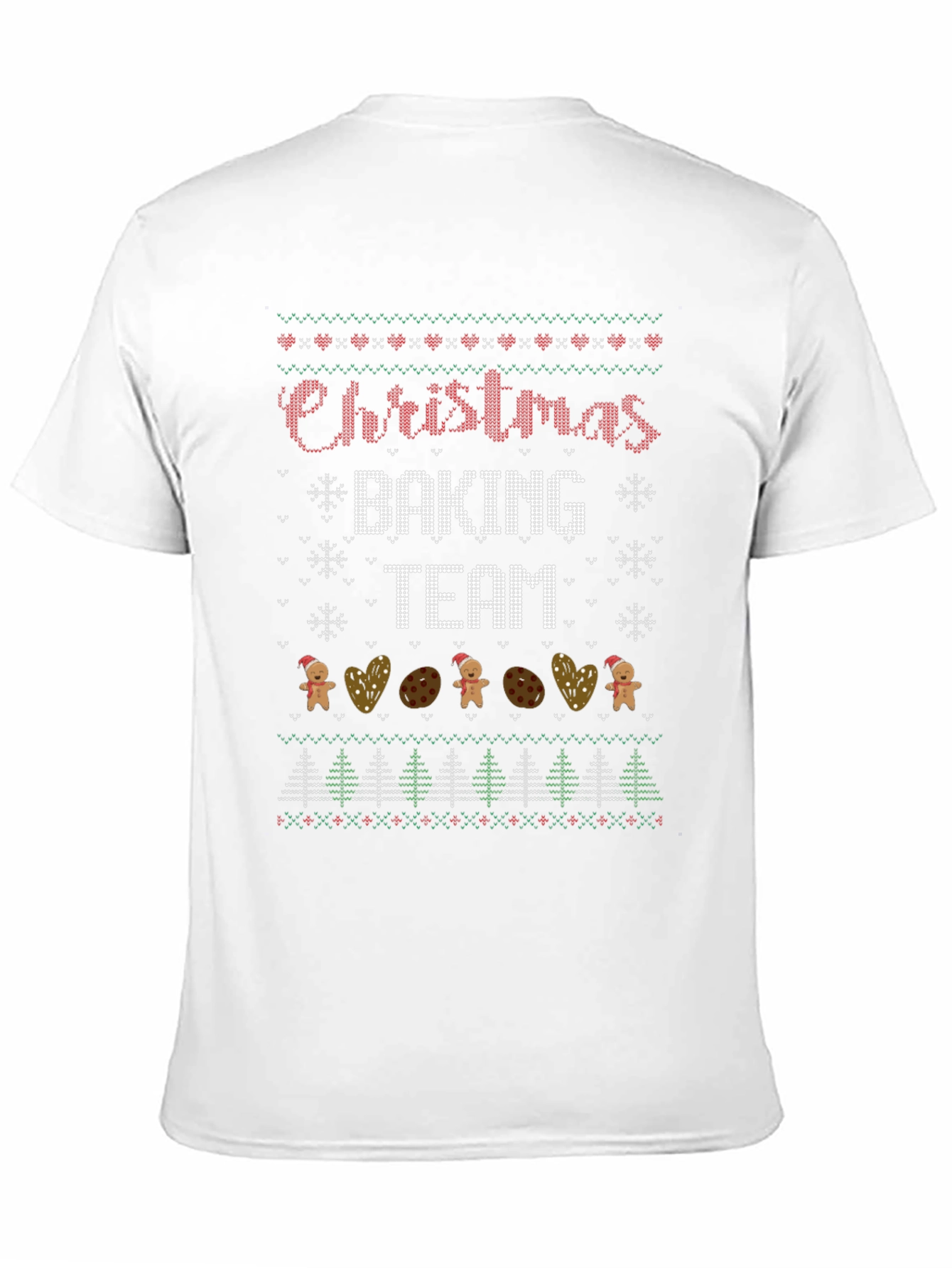 Christmas Baking Team Crew Neck T-Shirt