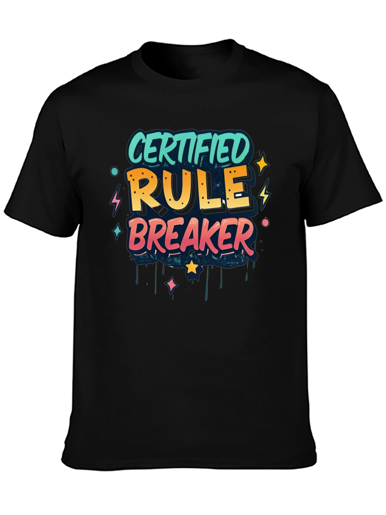 Certified Rule Breaker Graphic T-Shirt