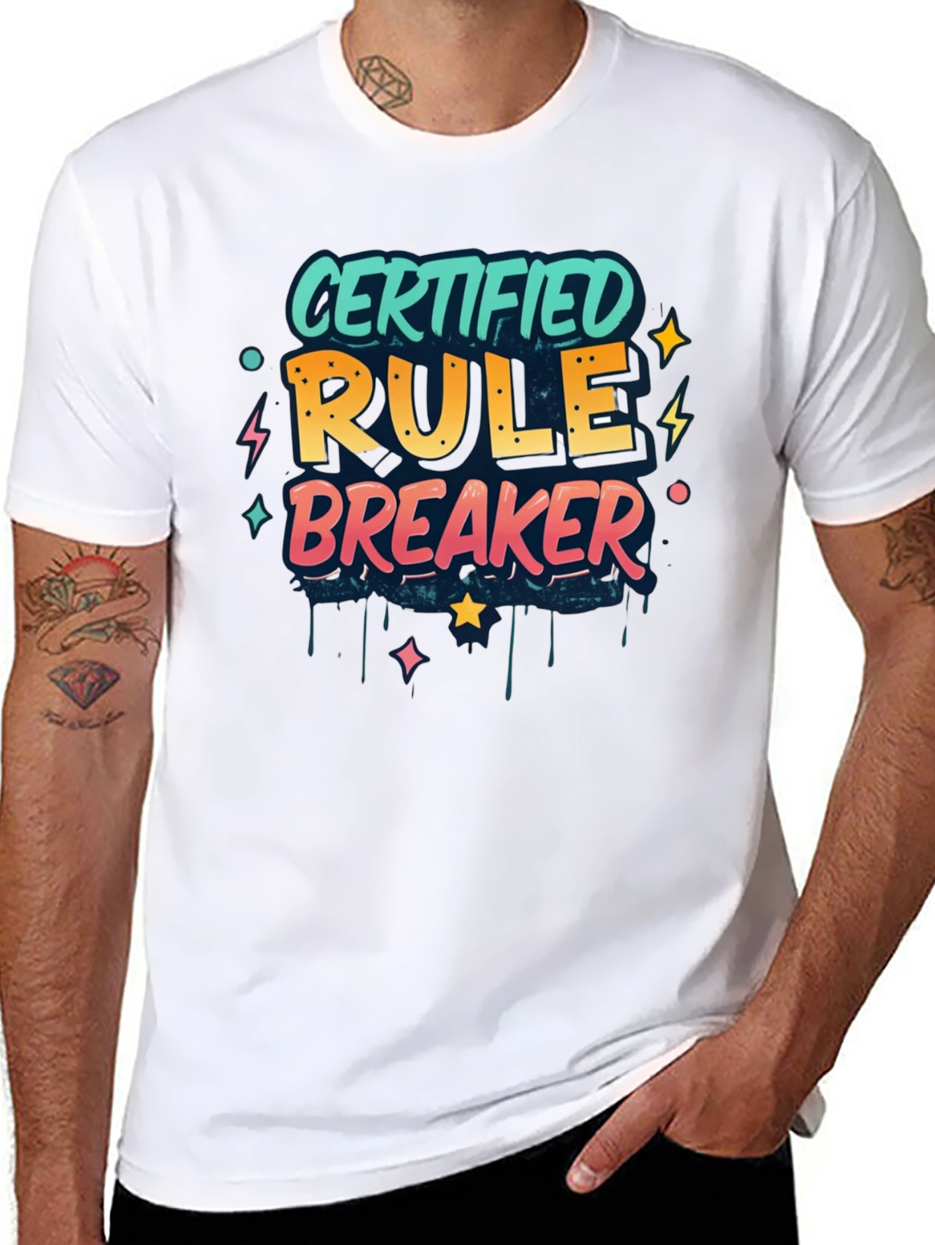 Certified Rule Breaker Graphic T-Shirt