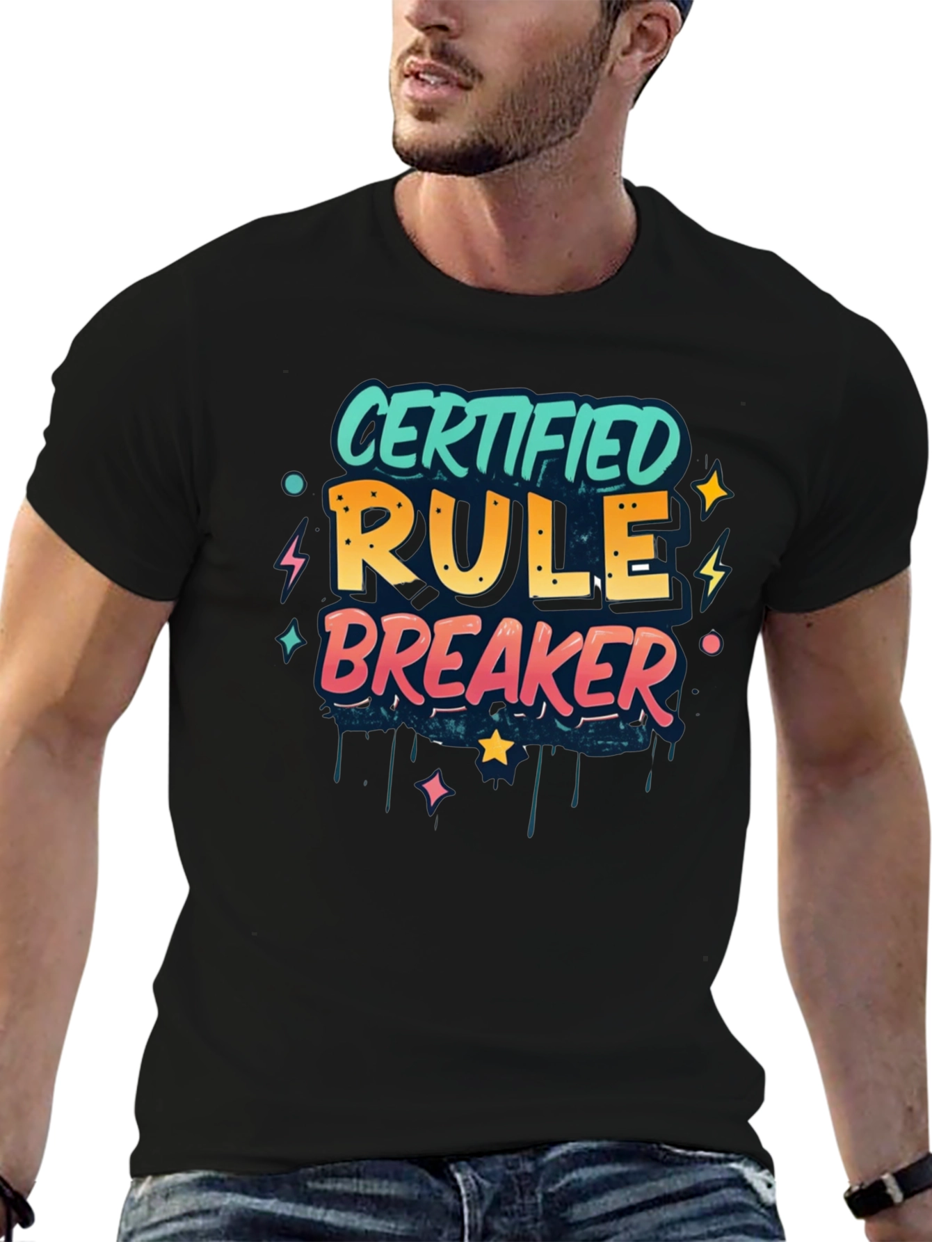 Certified Rule Breaker Graphic T-Shirt