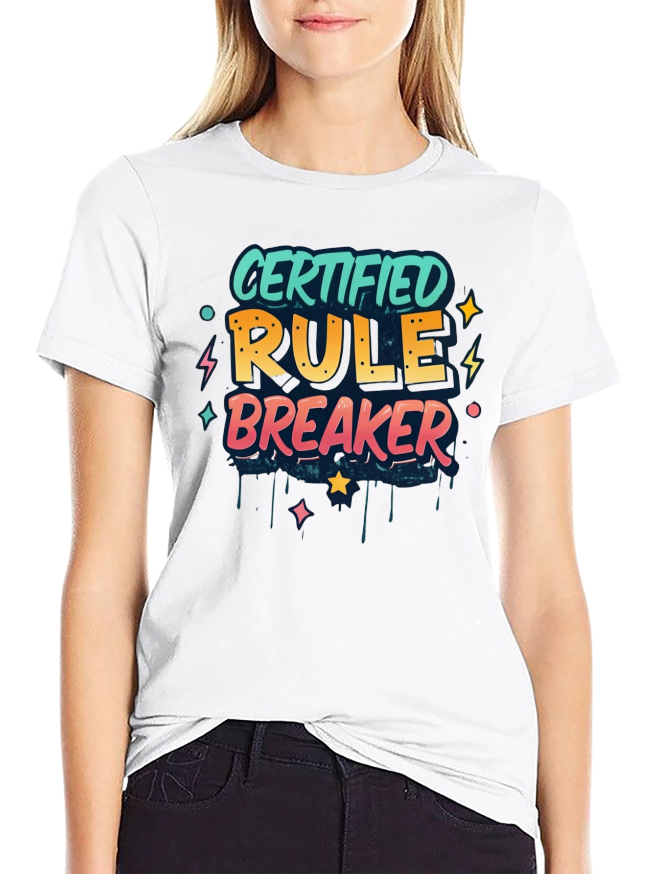 Certified Rule Breaker Graphic T-Shirt