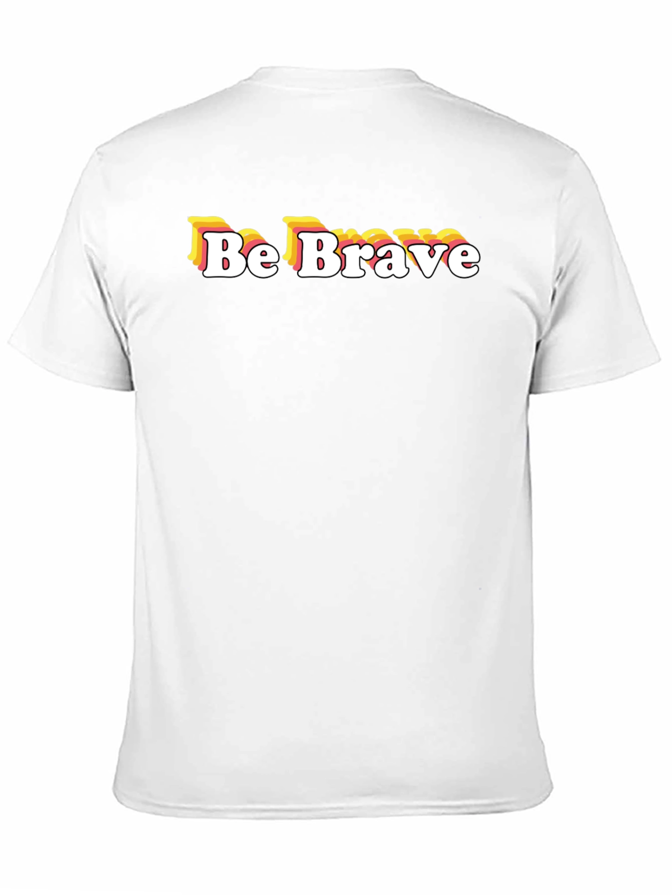 Be Brave Graphic Tee - Retro Style