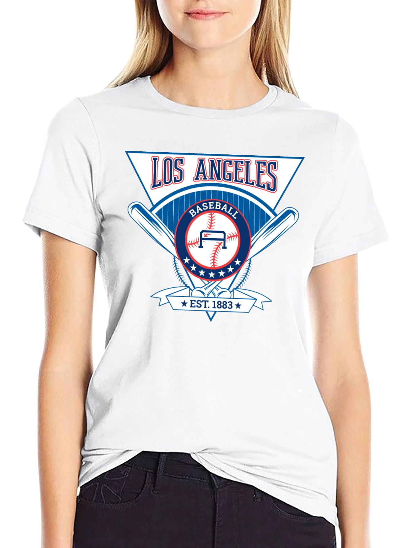 Los Angeles Baseball Graphic T-Shirt