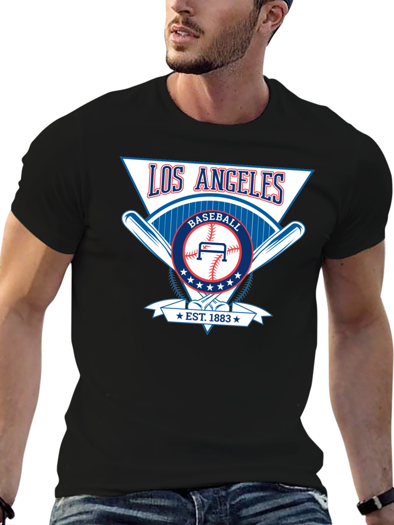 Los Angeles Baseball Graphic T-Shirt