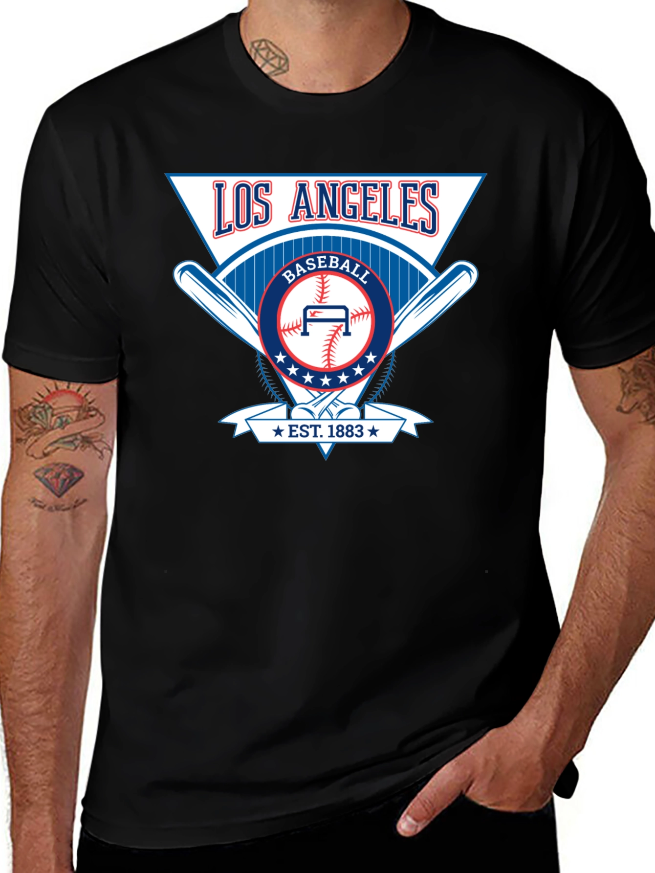 Los Angeles Baseball Graphic T-Shirt