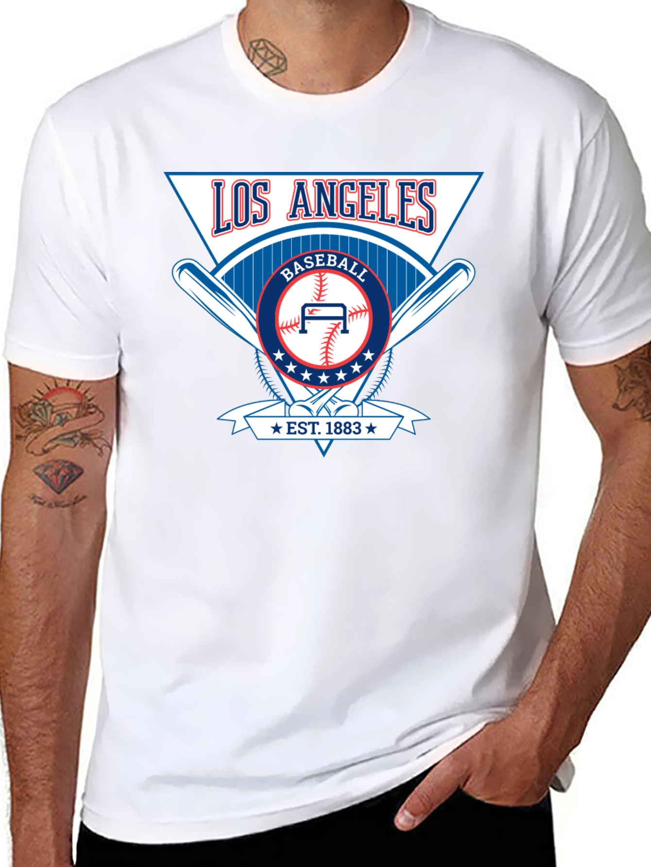 Los Angeles Baseball Graphic T-Shirt