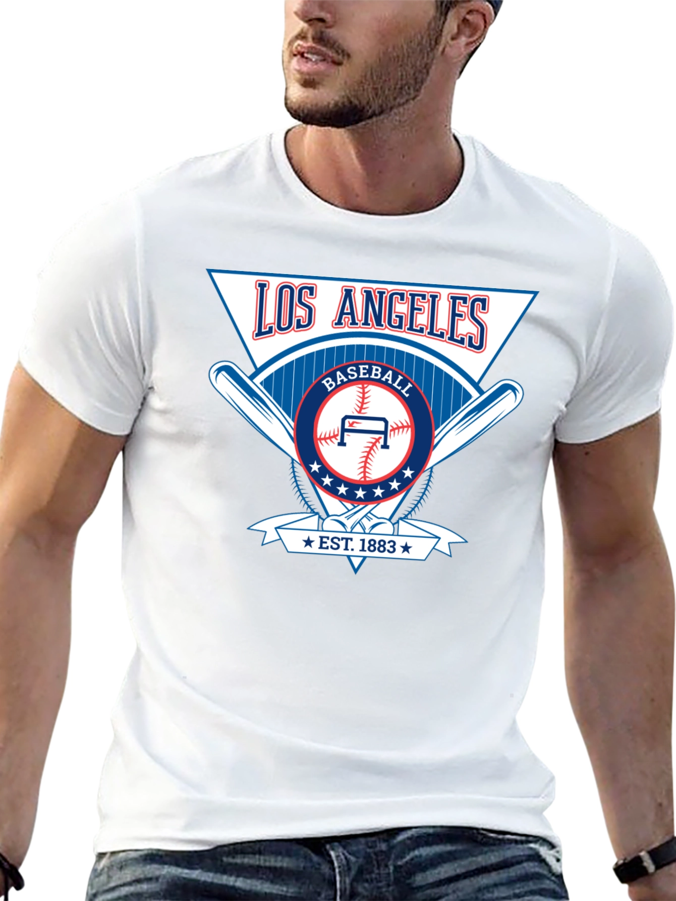 Los Angeles Baseball Graphic T-Shirt