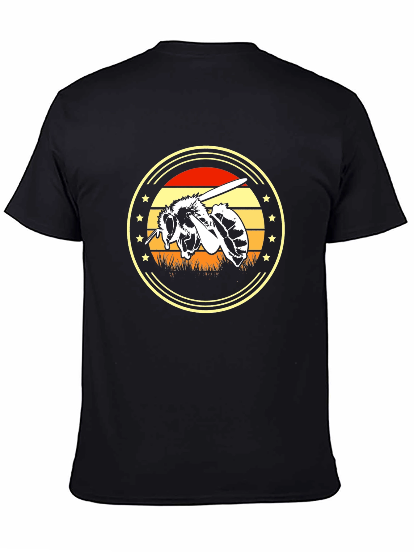 Bee Graphic Tee - Black Unisex T-Shirt