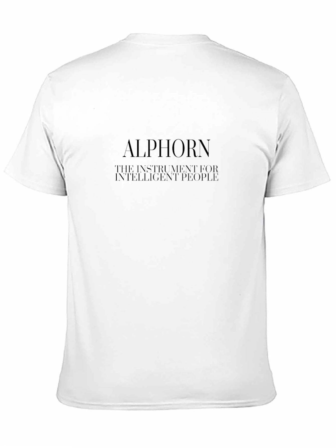 Alphorn Tee - Instrument for Intelligent People